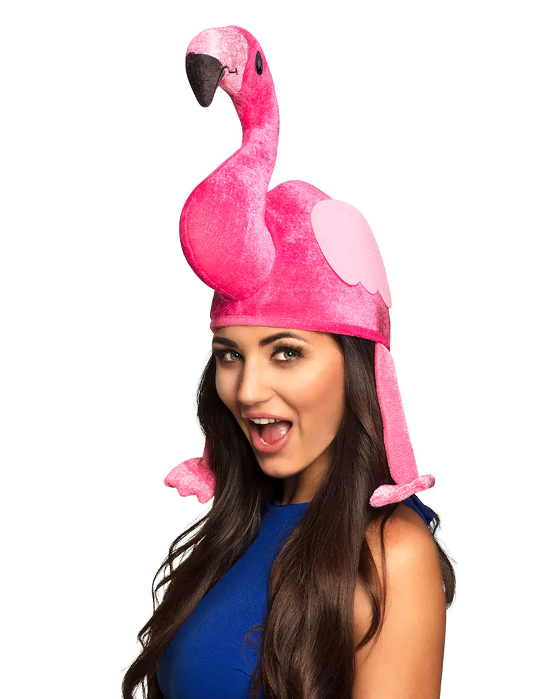 Chapeau flamant rose adulte