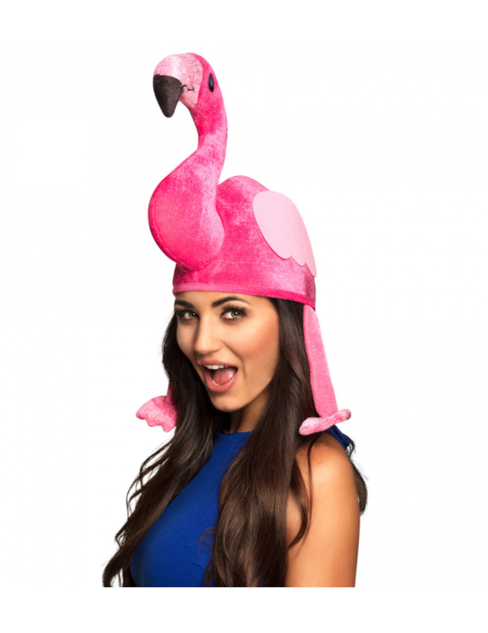Chapeau flamant rose adulte