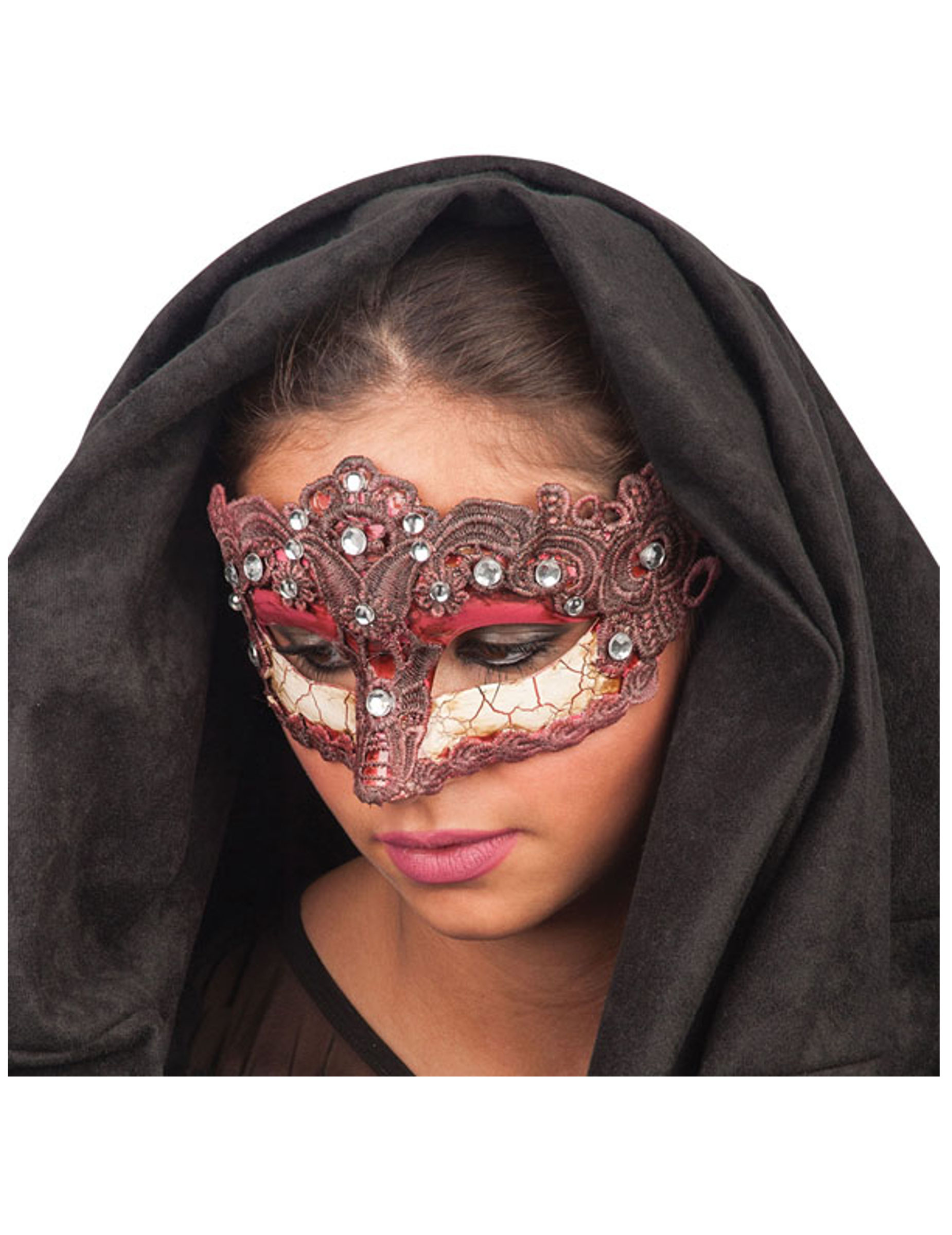 Loup bordeaux  femme