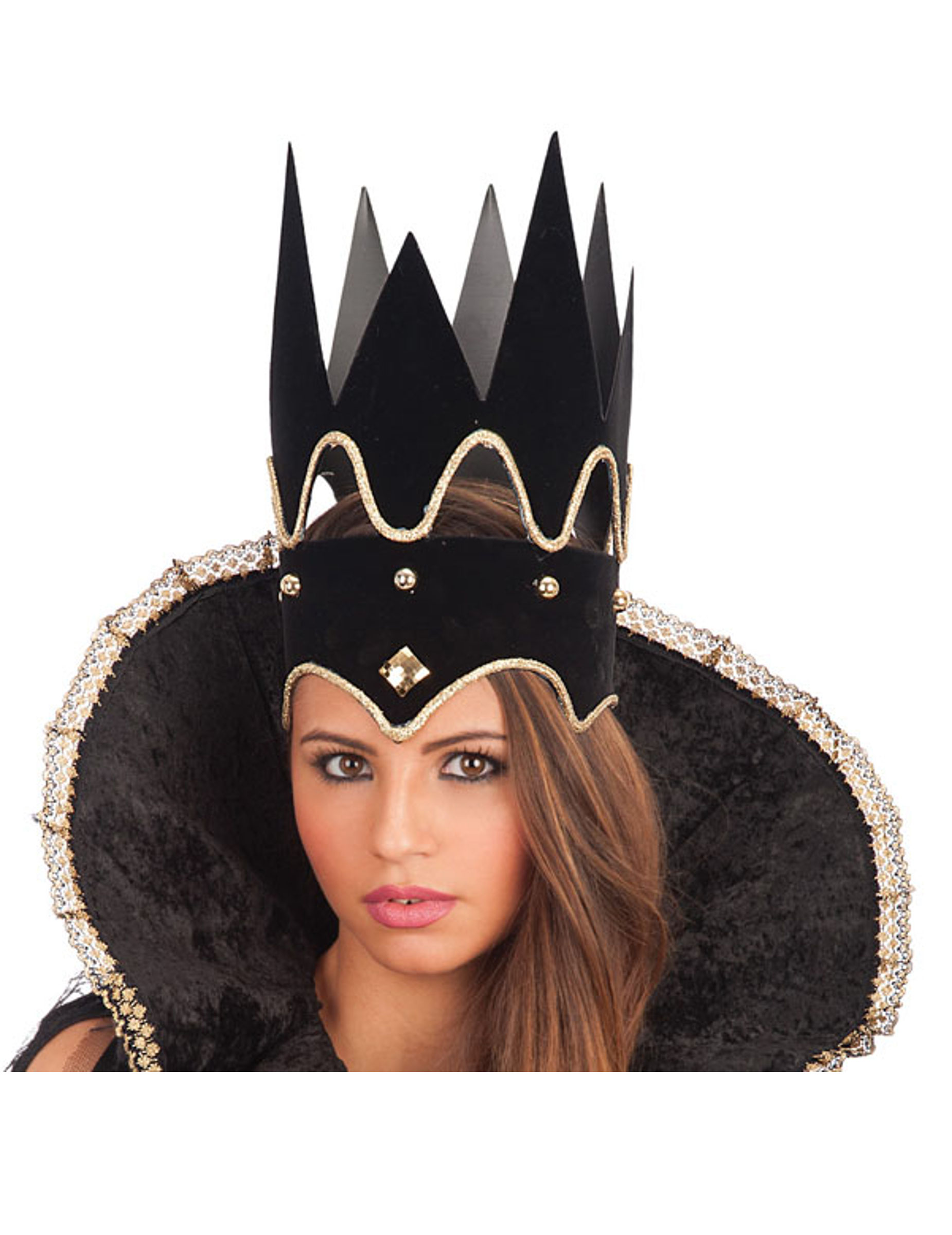 Couronne reine noire adulte