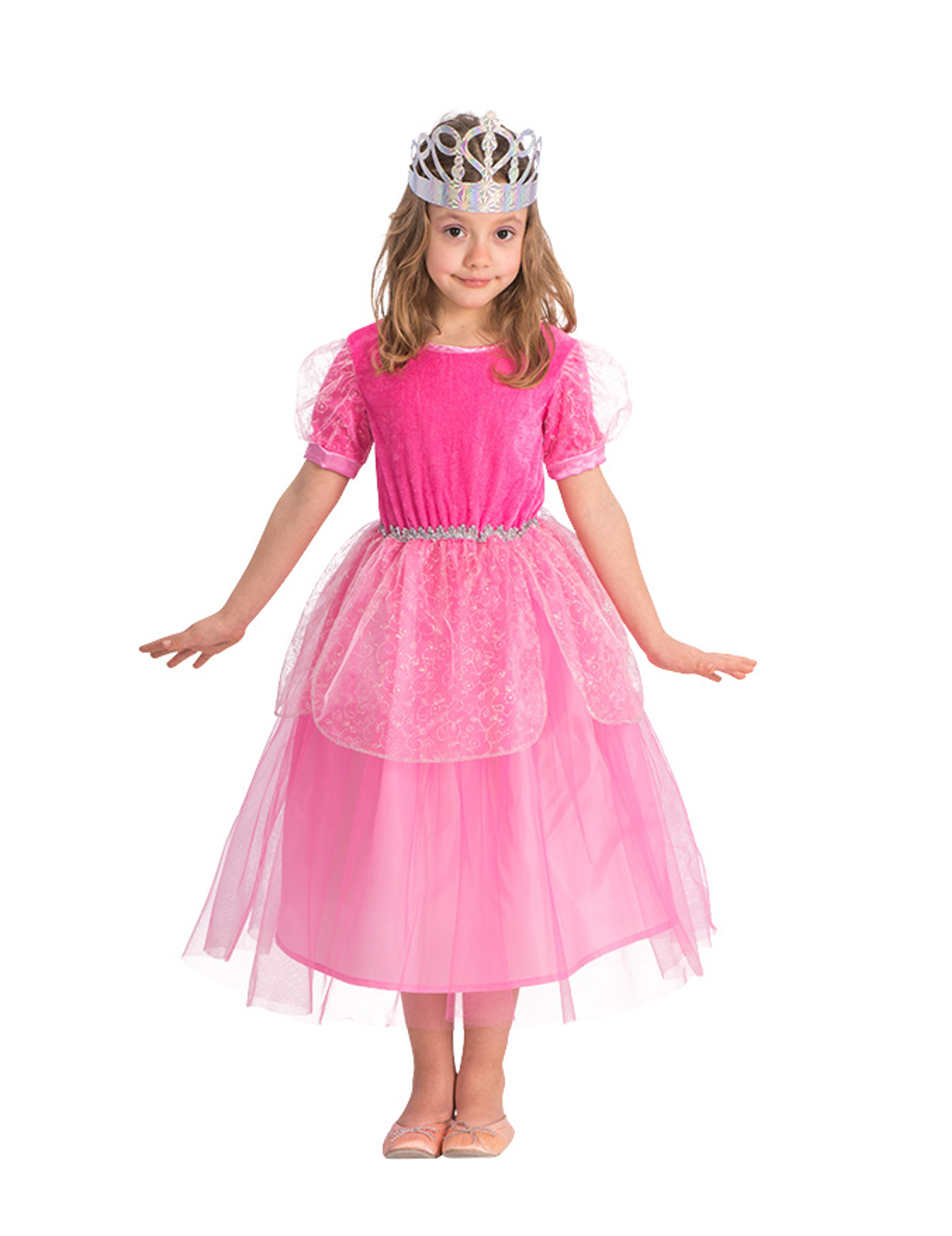 Déguisement princesse rose fille
