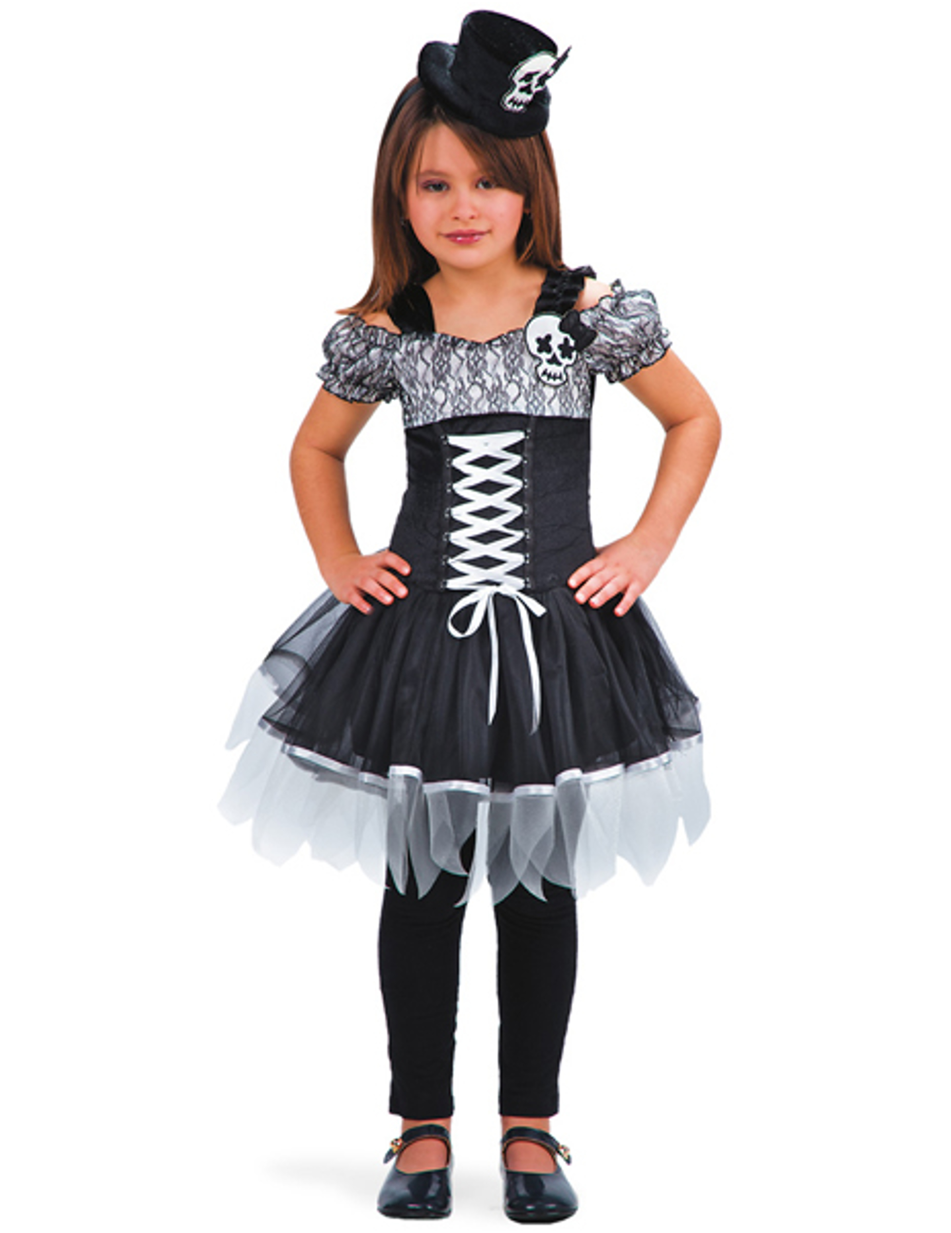 Déguisement sorcière Dia de los muertos fille