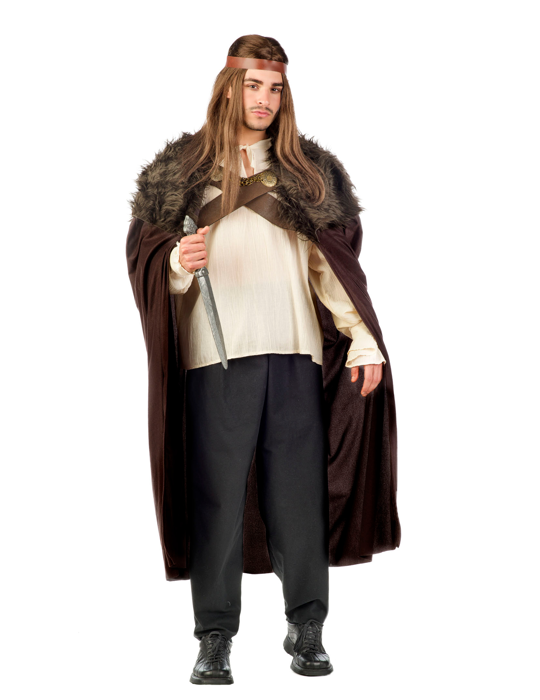 Déguisement garde de nuit marron homme