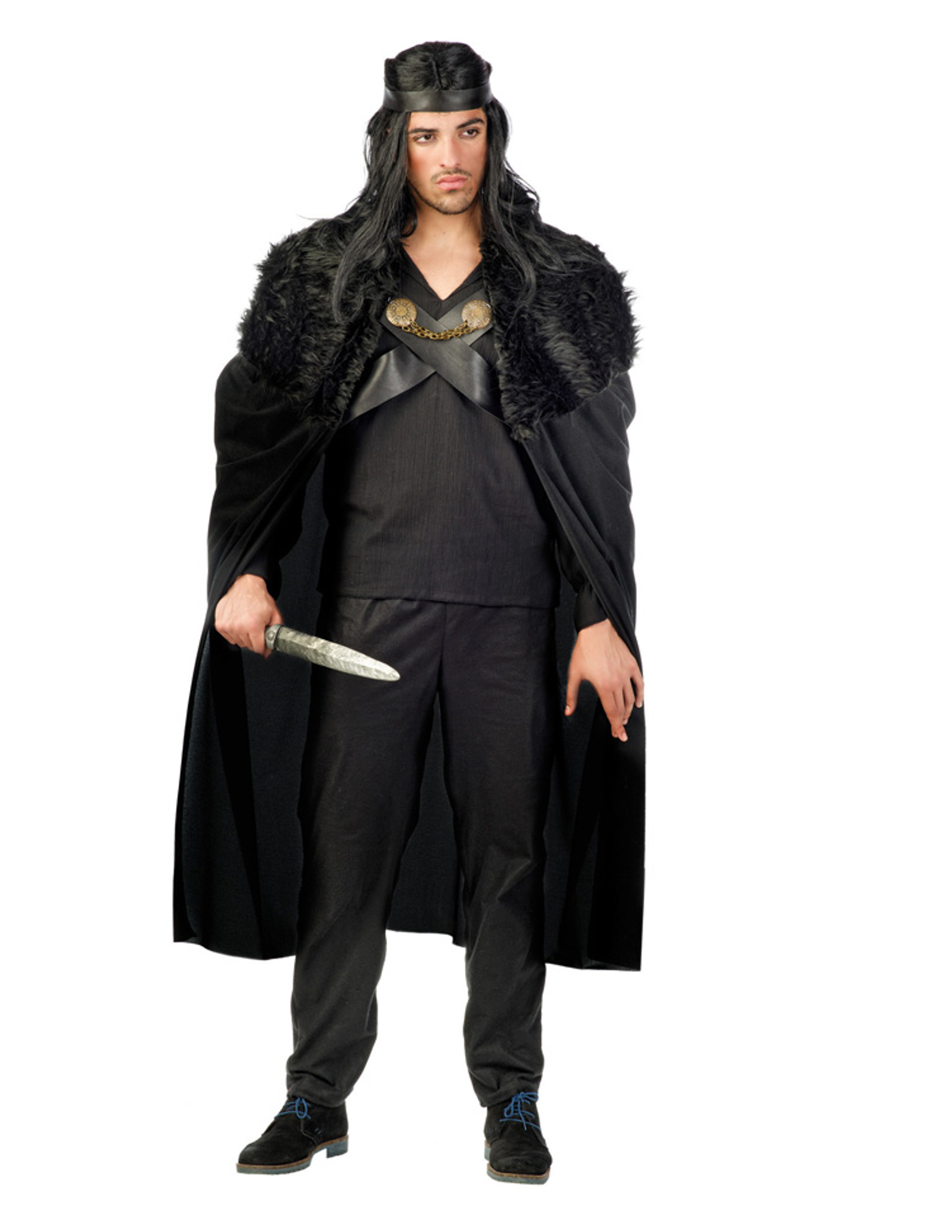 Déguisement garde de nuit noir homme