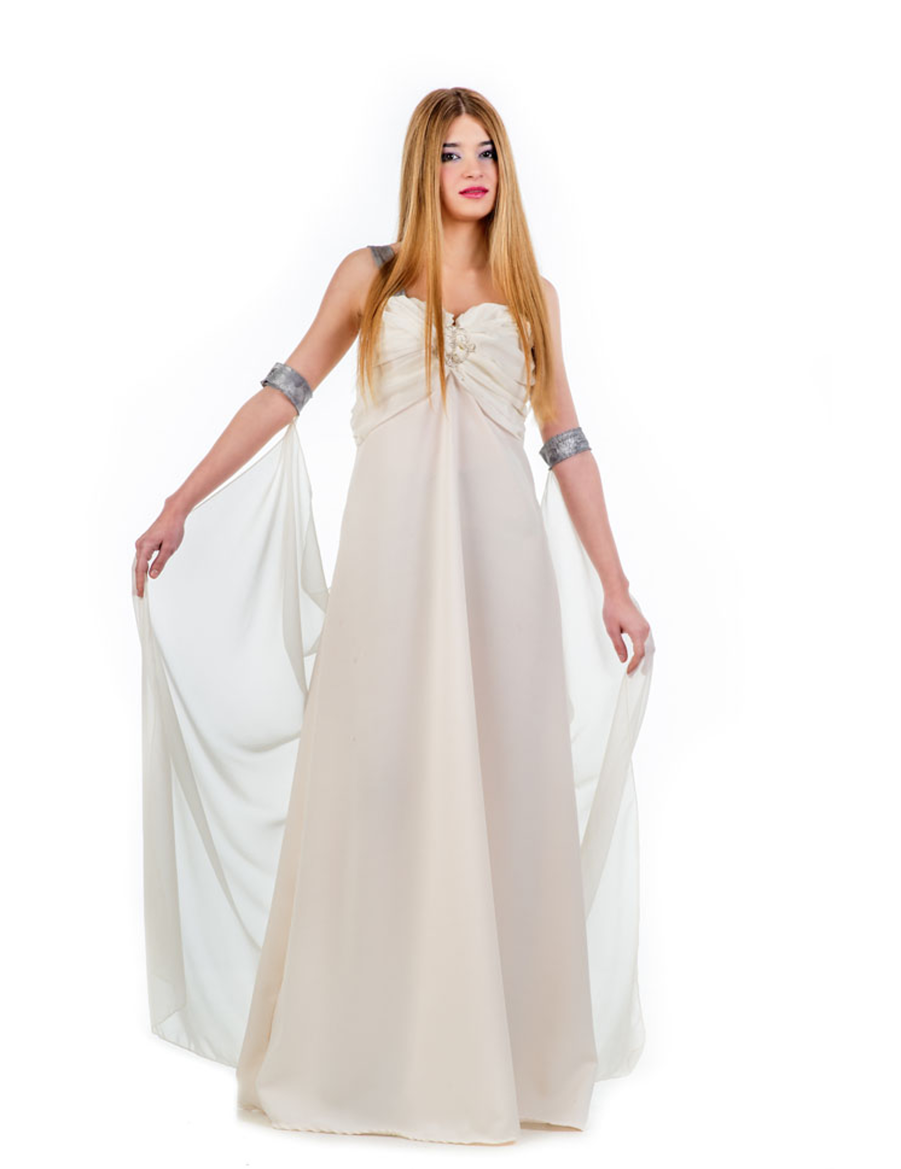 Déguisement robe de princesse blanche femme