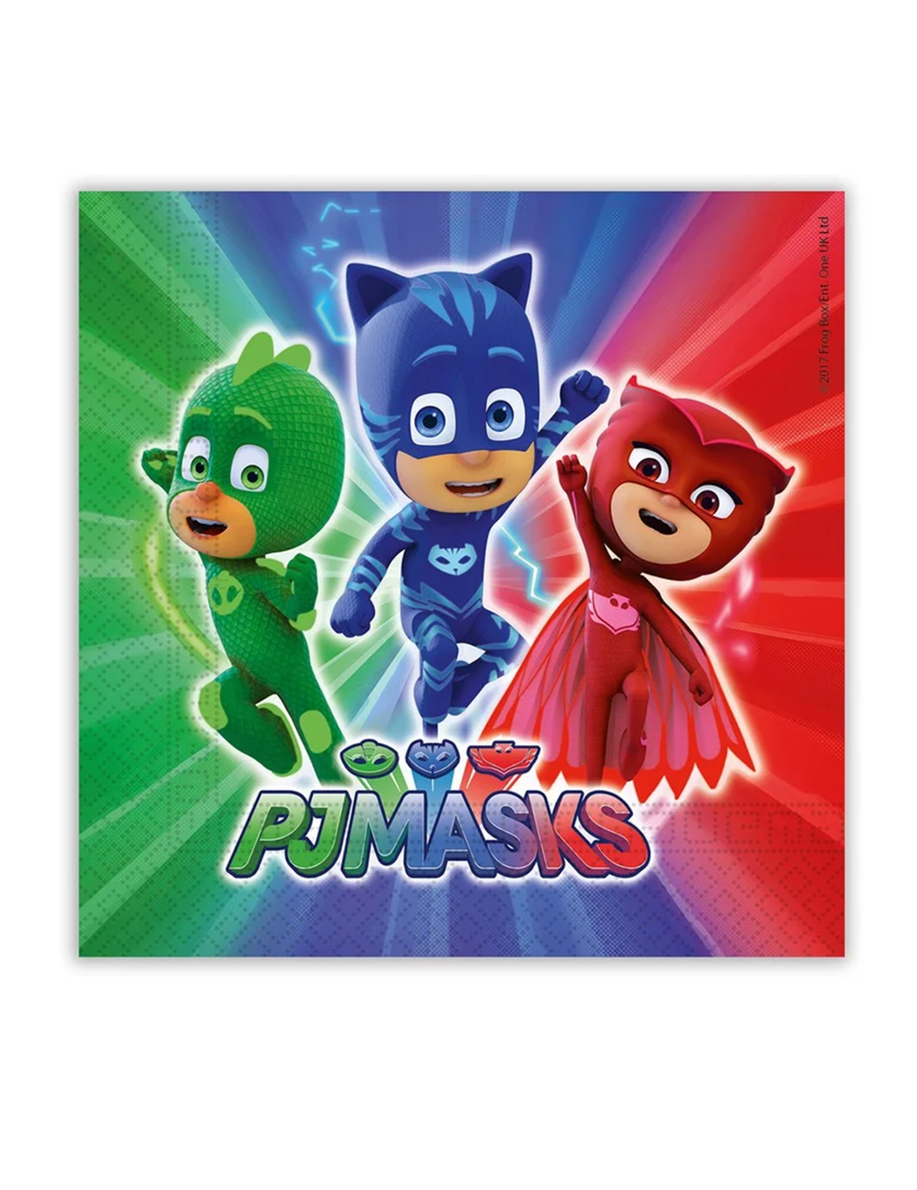 20 serviettes Pyjamasques  33 x 33 cm