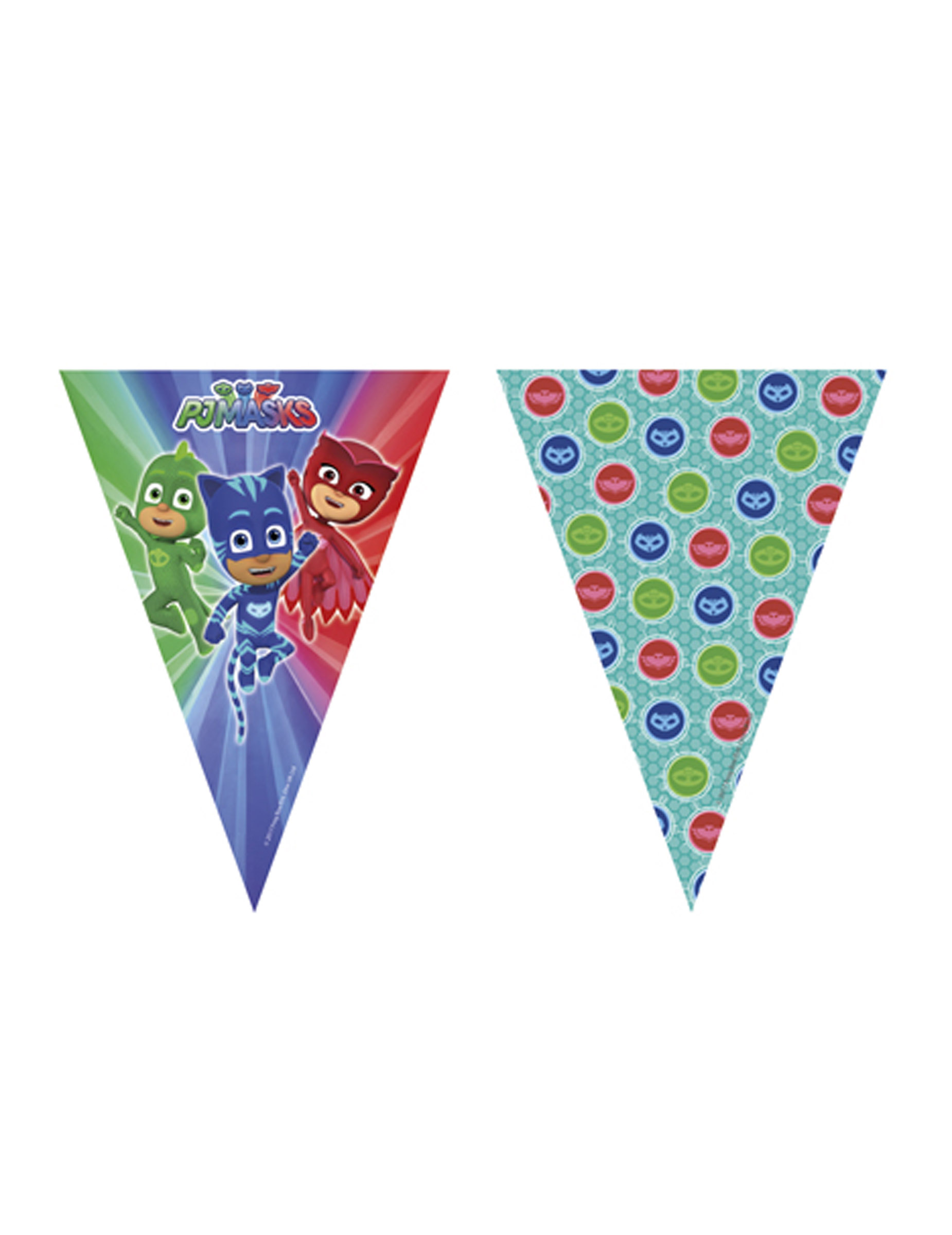 Guirlande fanions Pyjamasques  2,3 m x 25 cm
