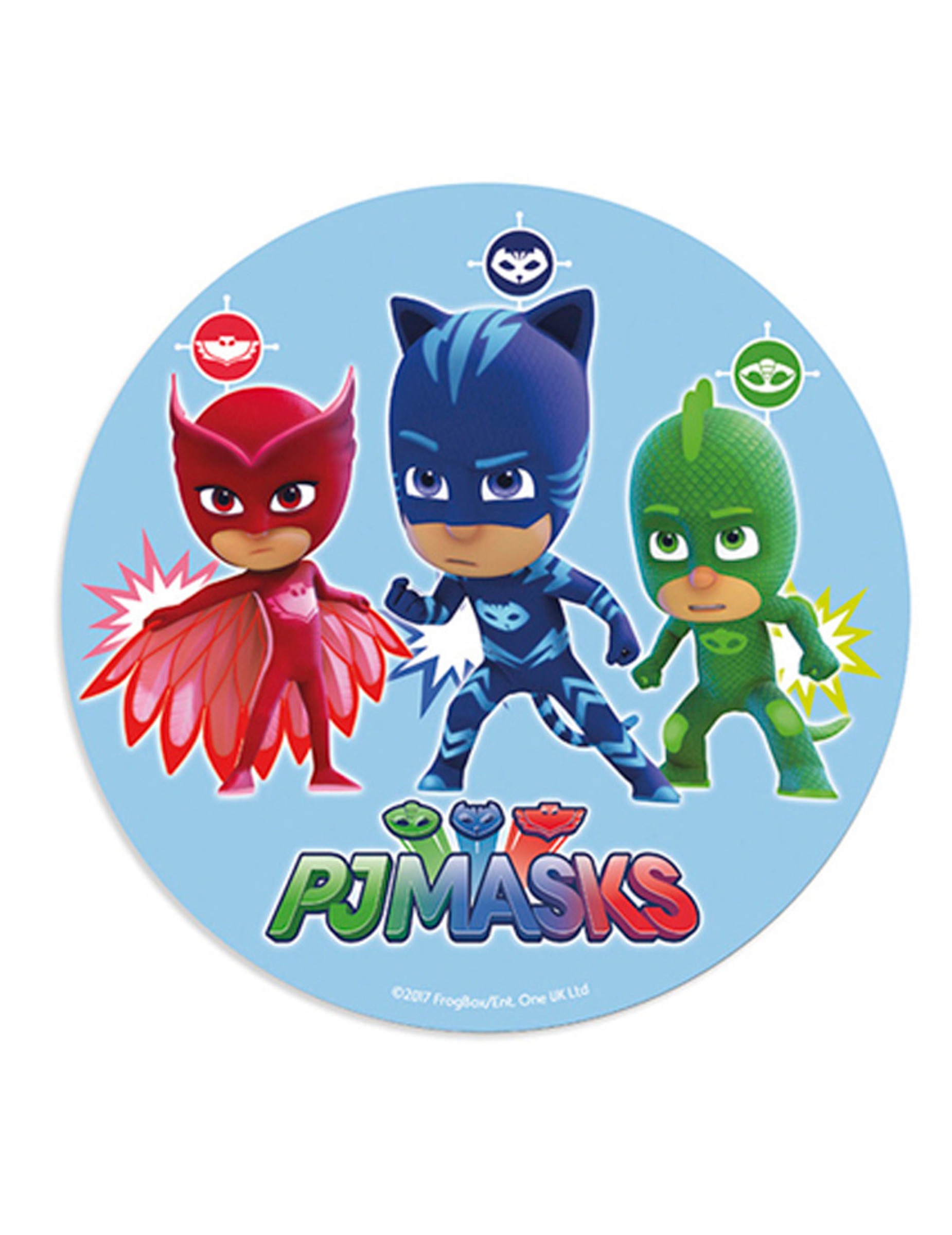 Disque bleu azyme Pyjamasques 20 cm