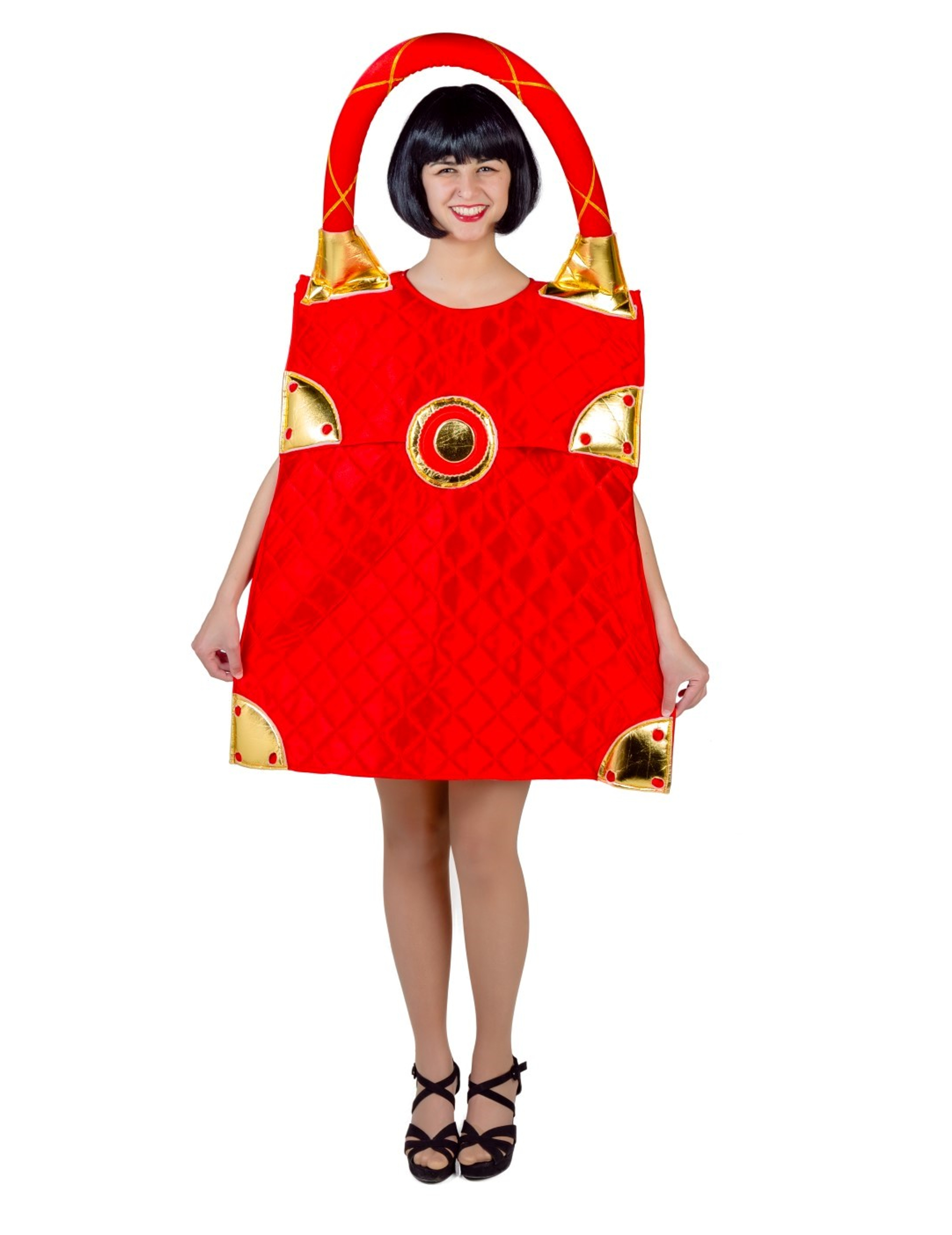 Déguisement sac rouge femme