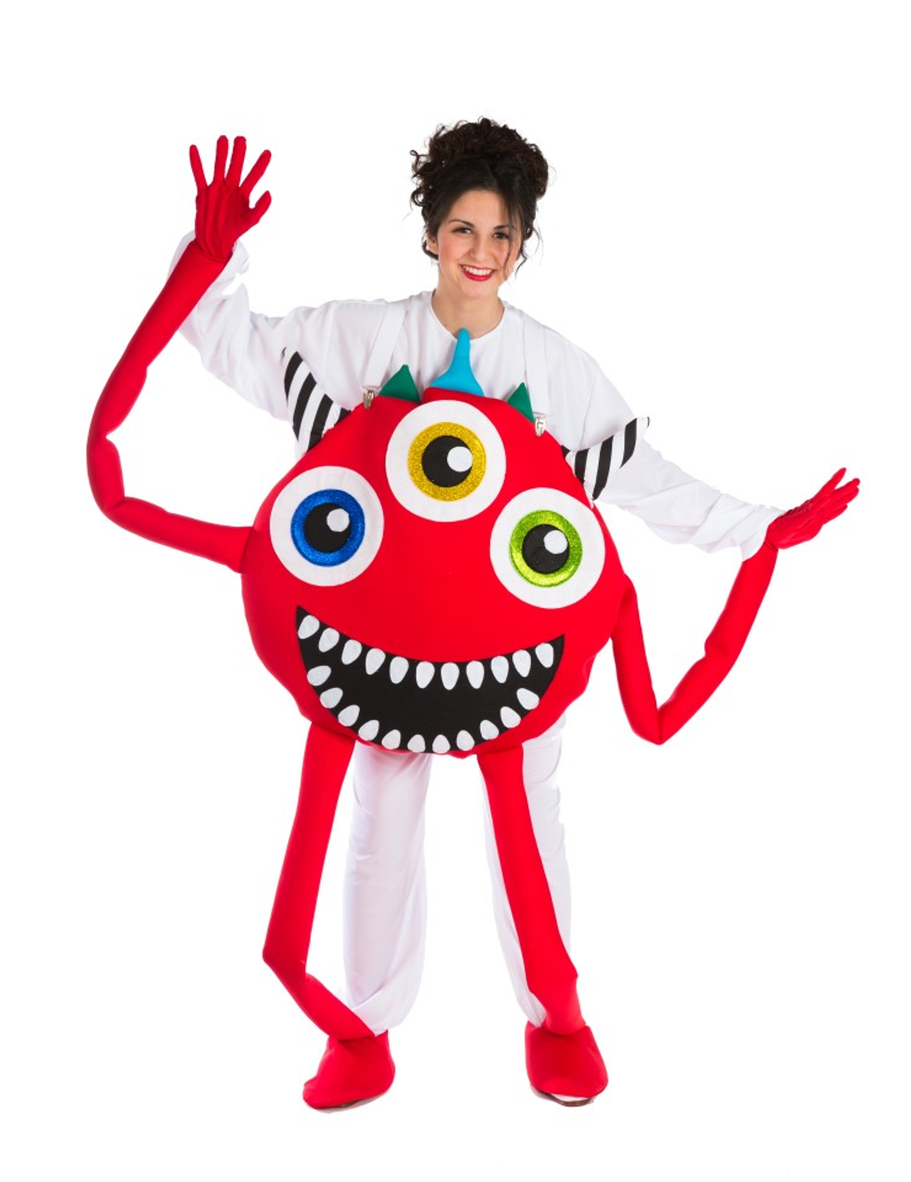 Déguisement monstre rouge adulte