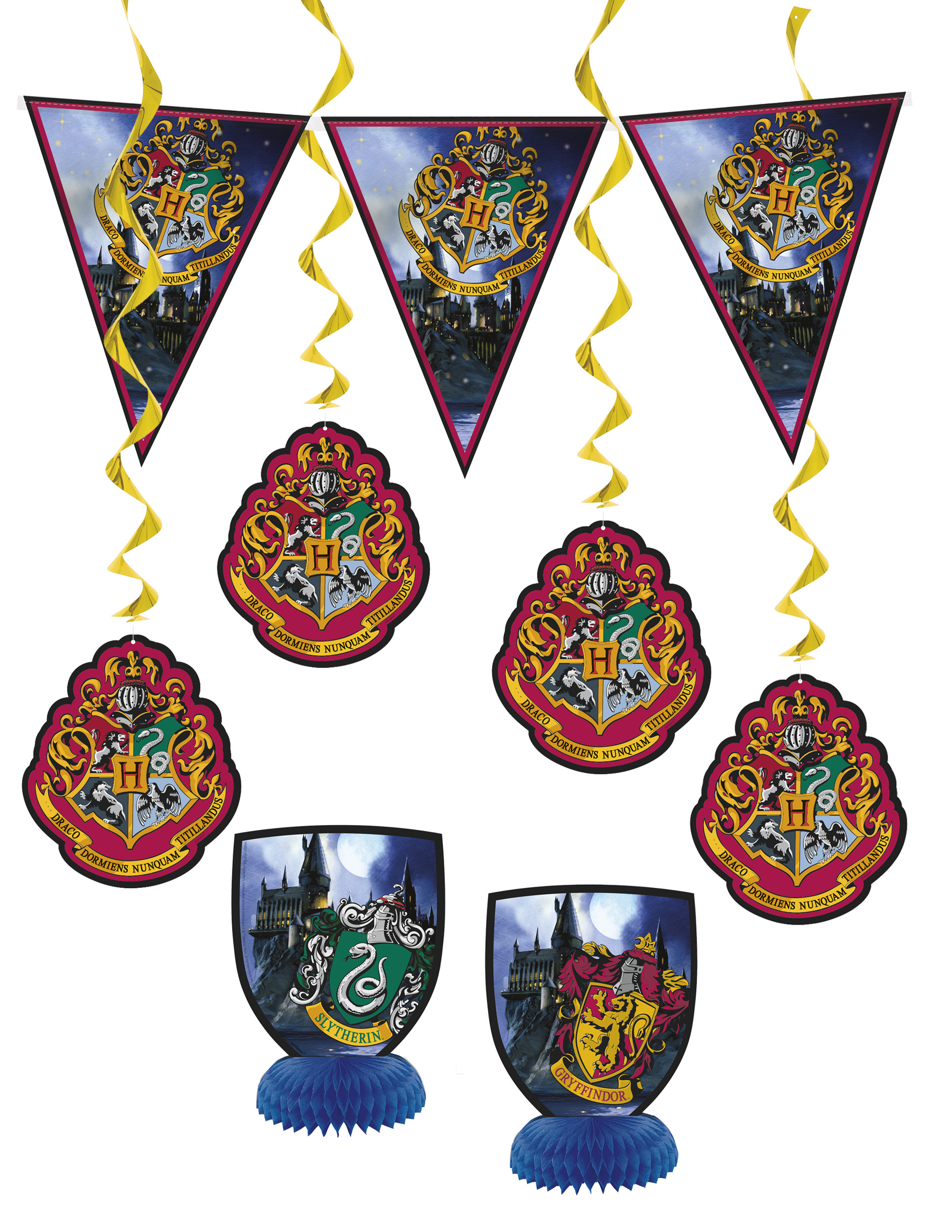 Kit de décorations Harry Potter  7 pièces