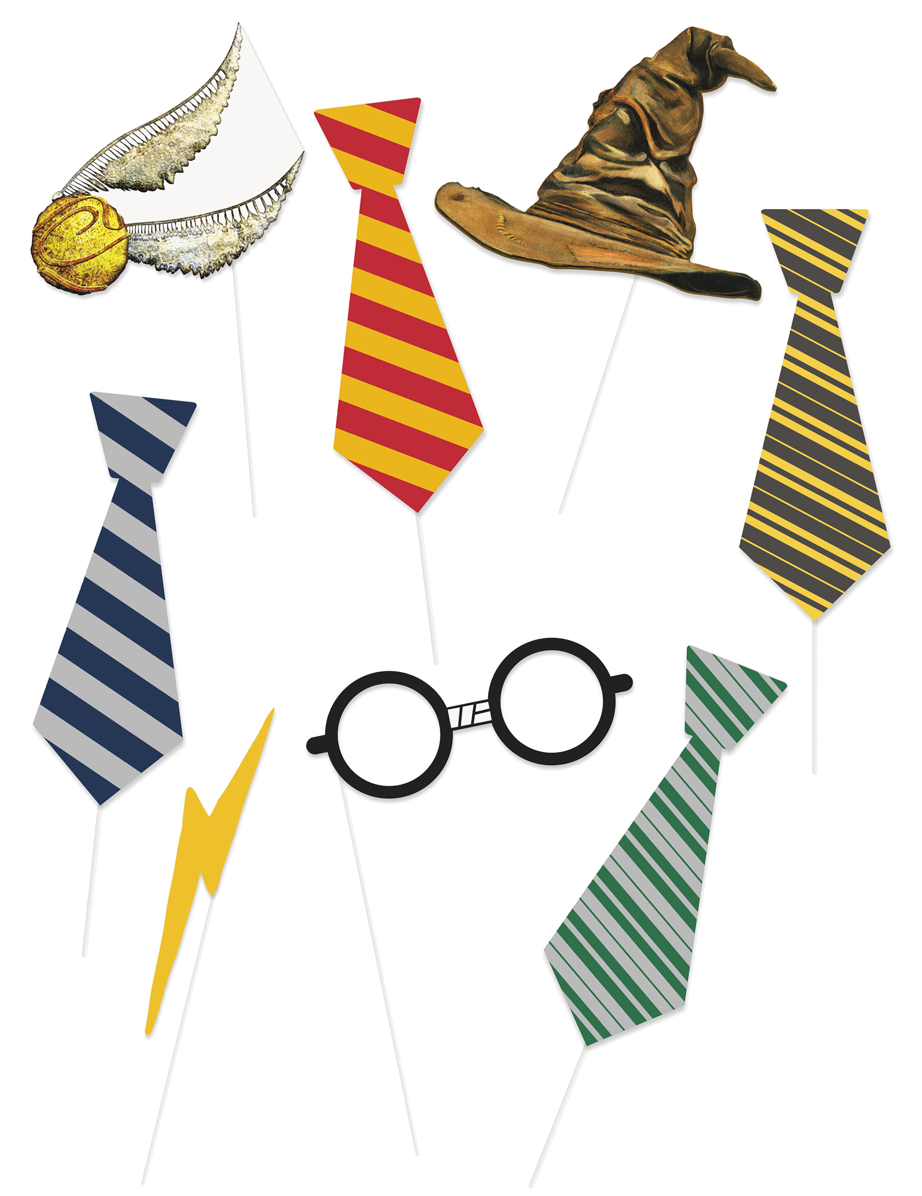 Kit photobooth 8 pièces Harry Potter