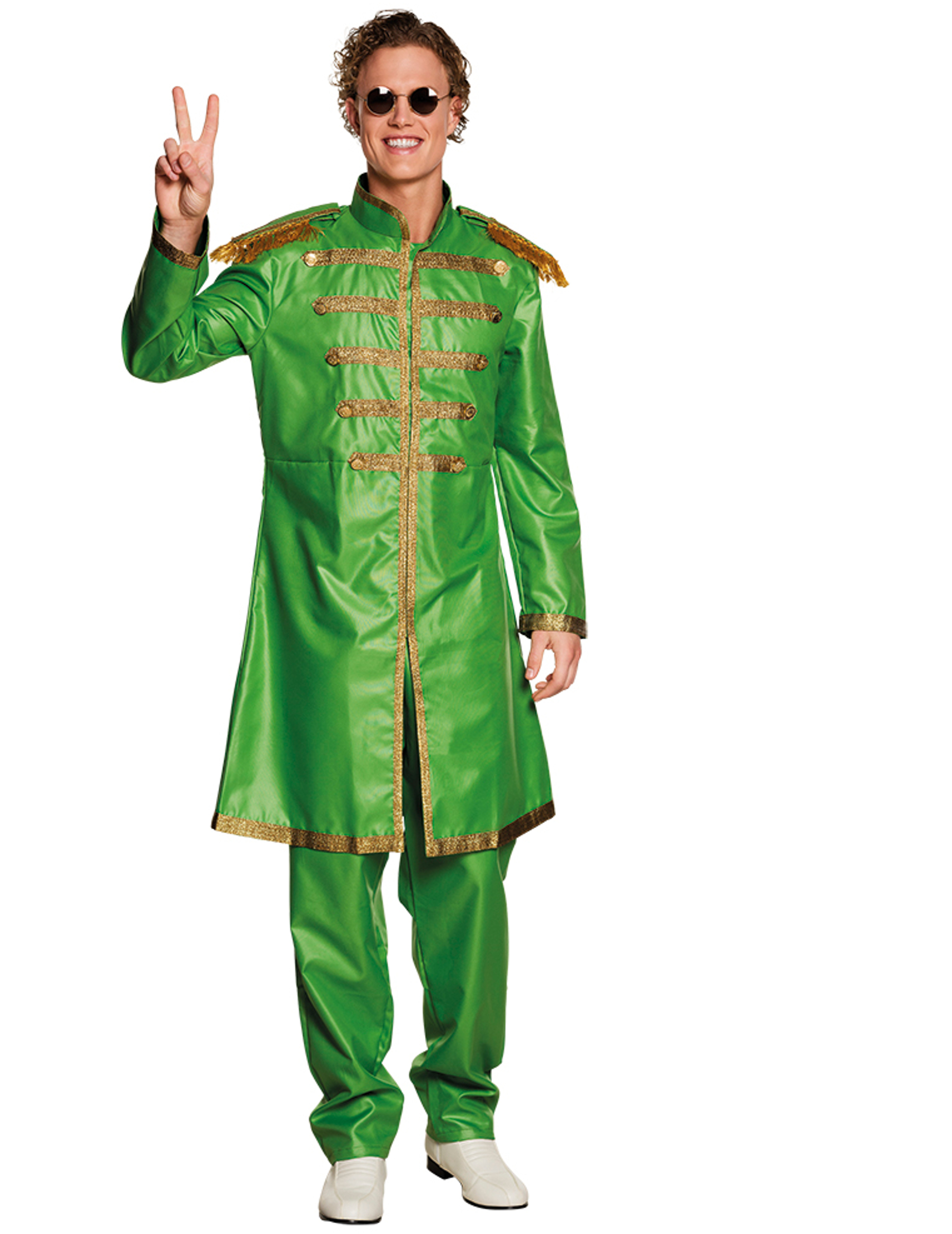 Déguisement pop vert adulte