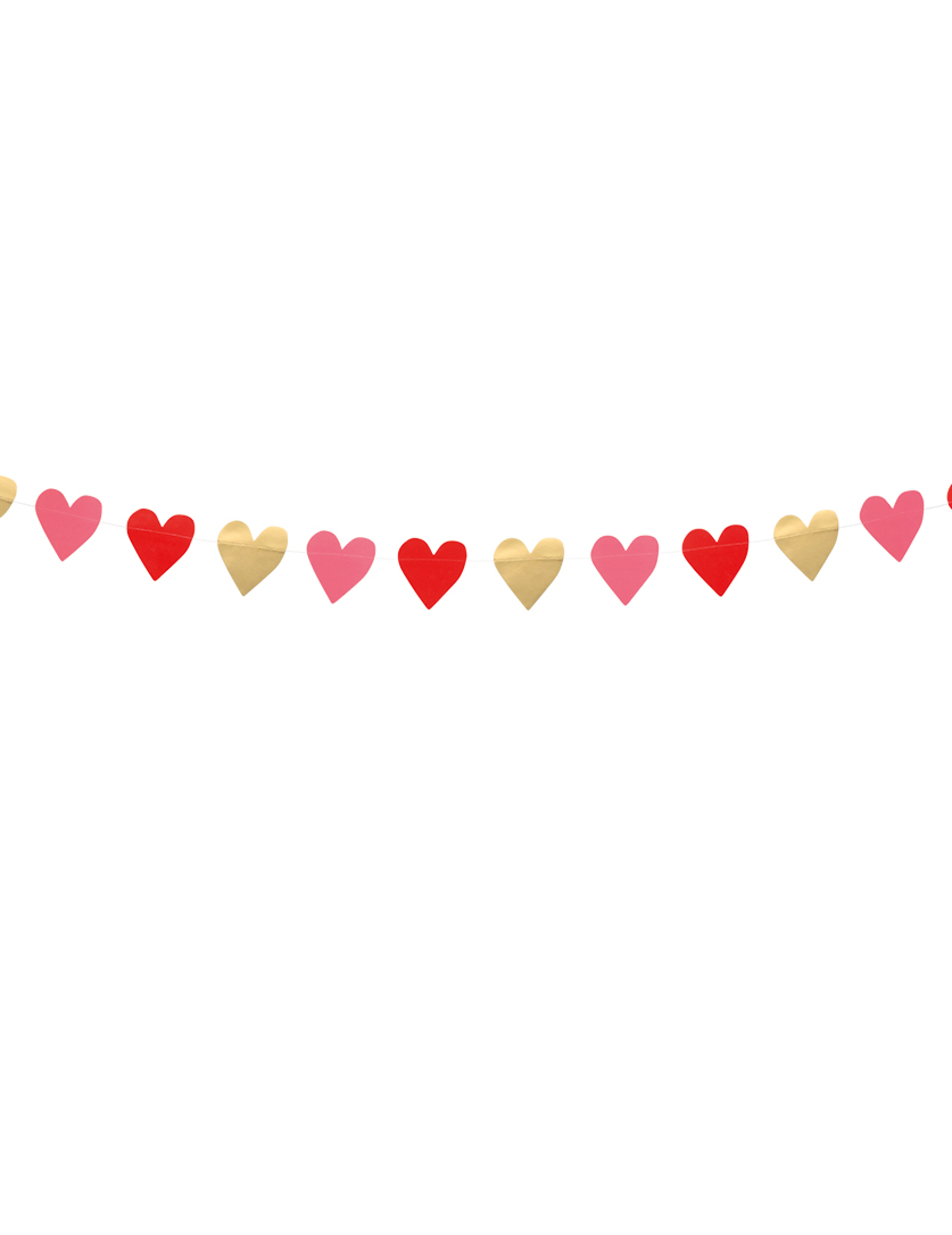 Guirlande petits coeurs Love you 2 m