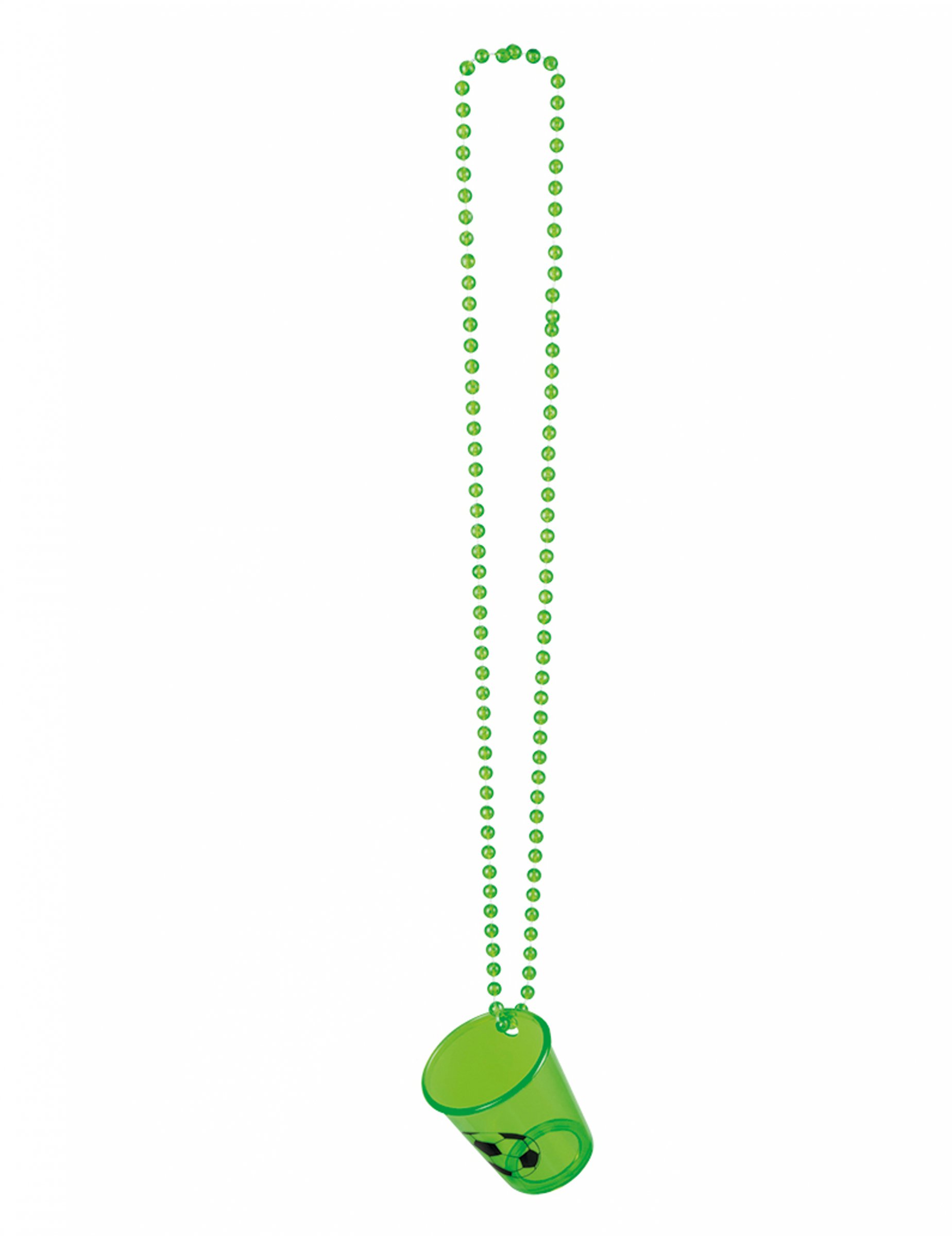 Collier verre shooter football