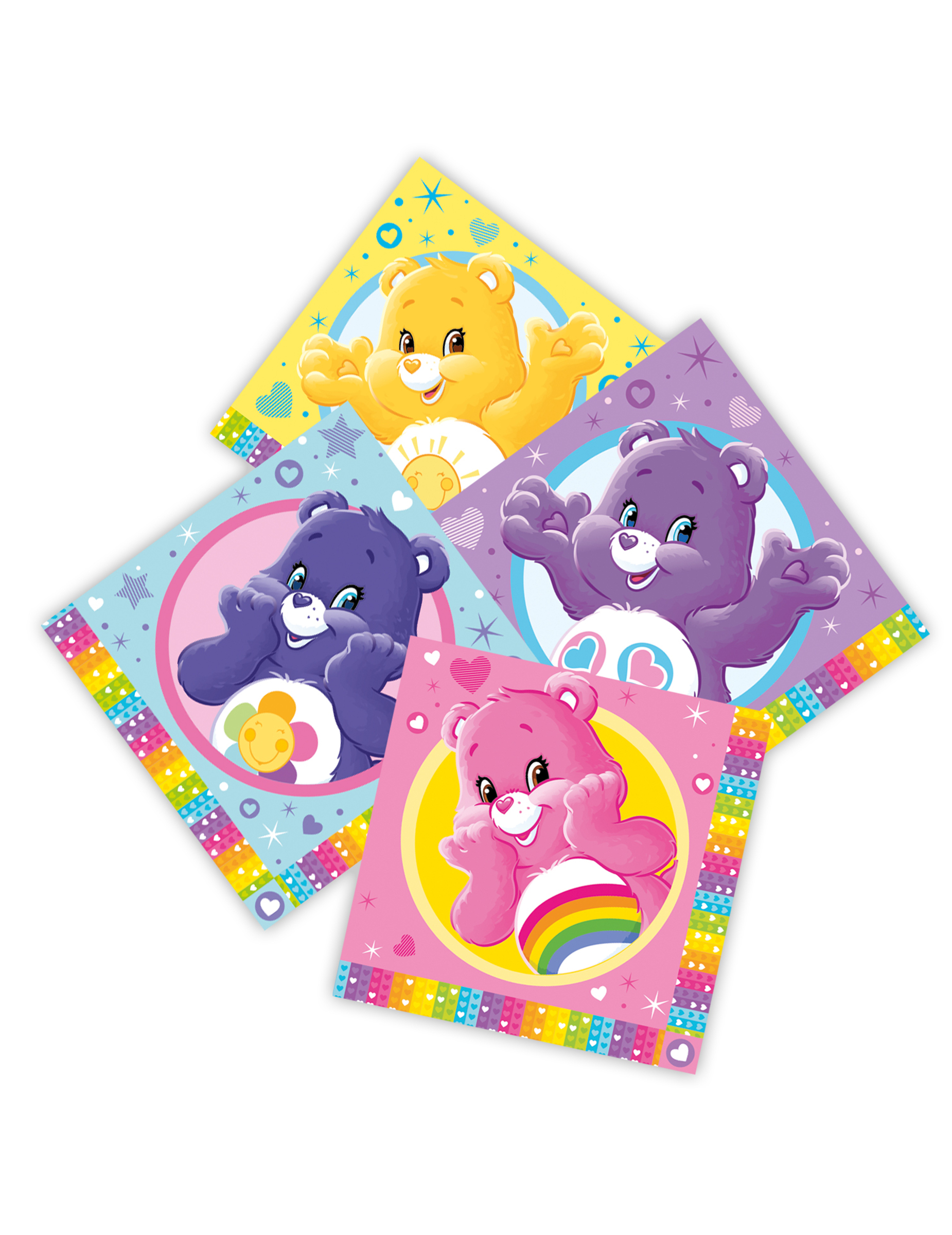 16 Serviettes Bisounours  33 x 33 cm