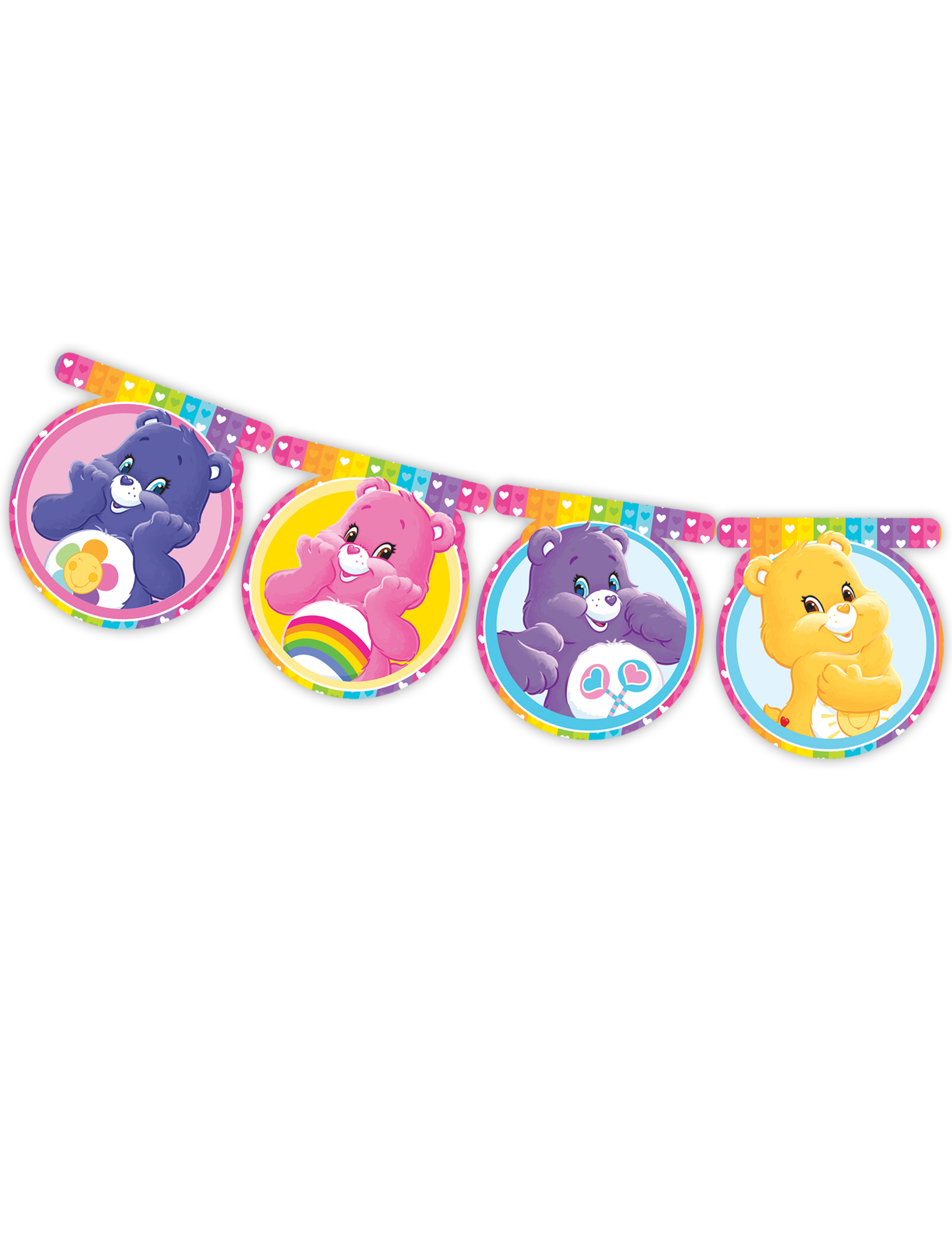Guirlande en carton Bisounours  163,5 cm