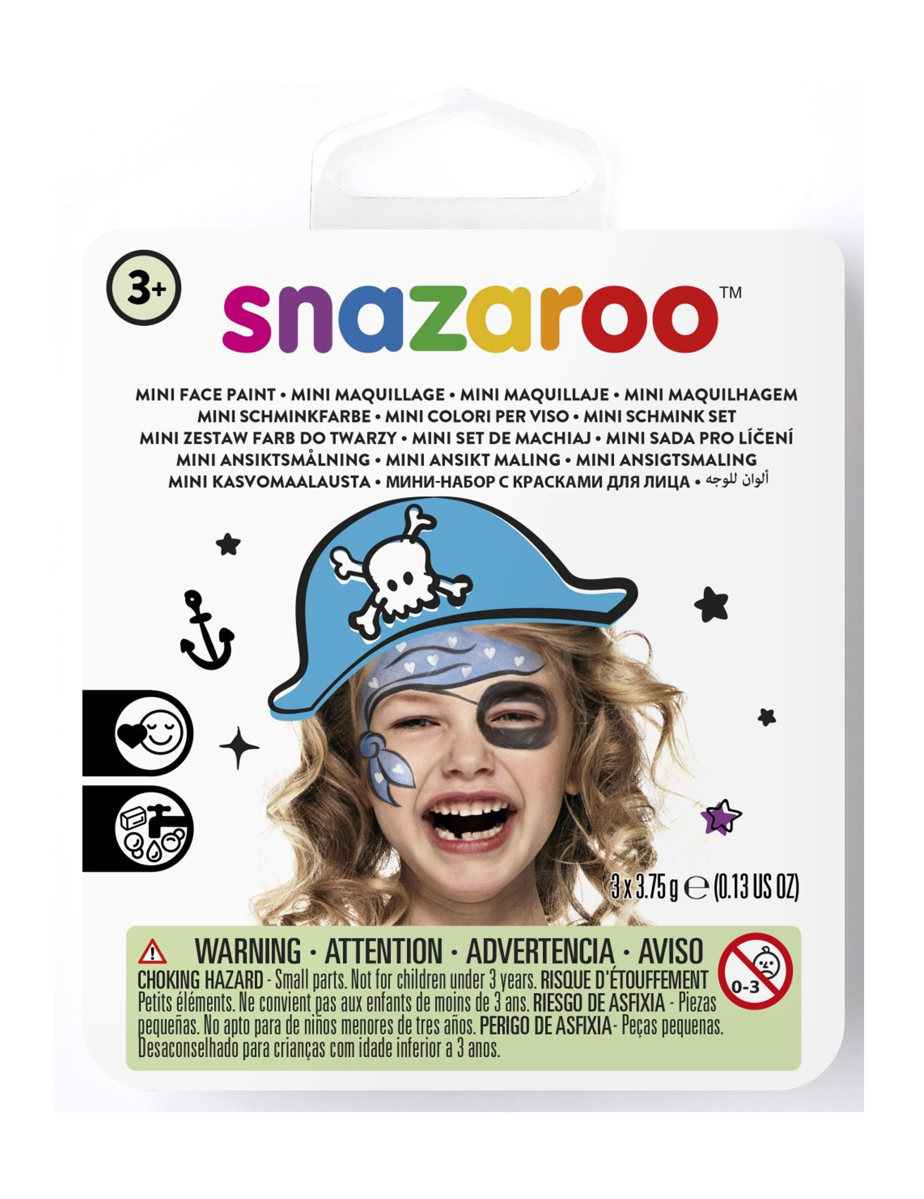 Mini kit maquillage pirate Snazaroo