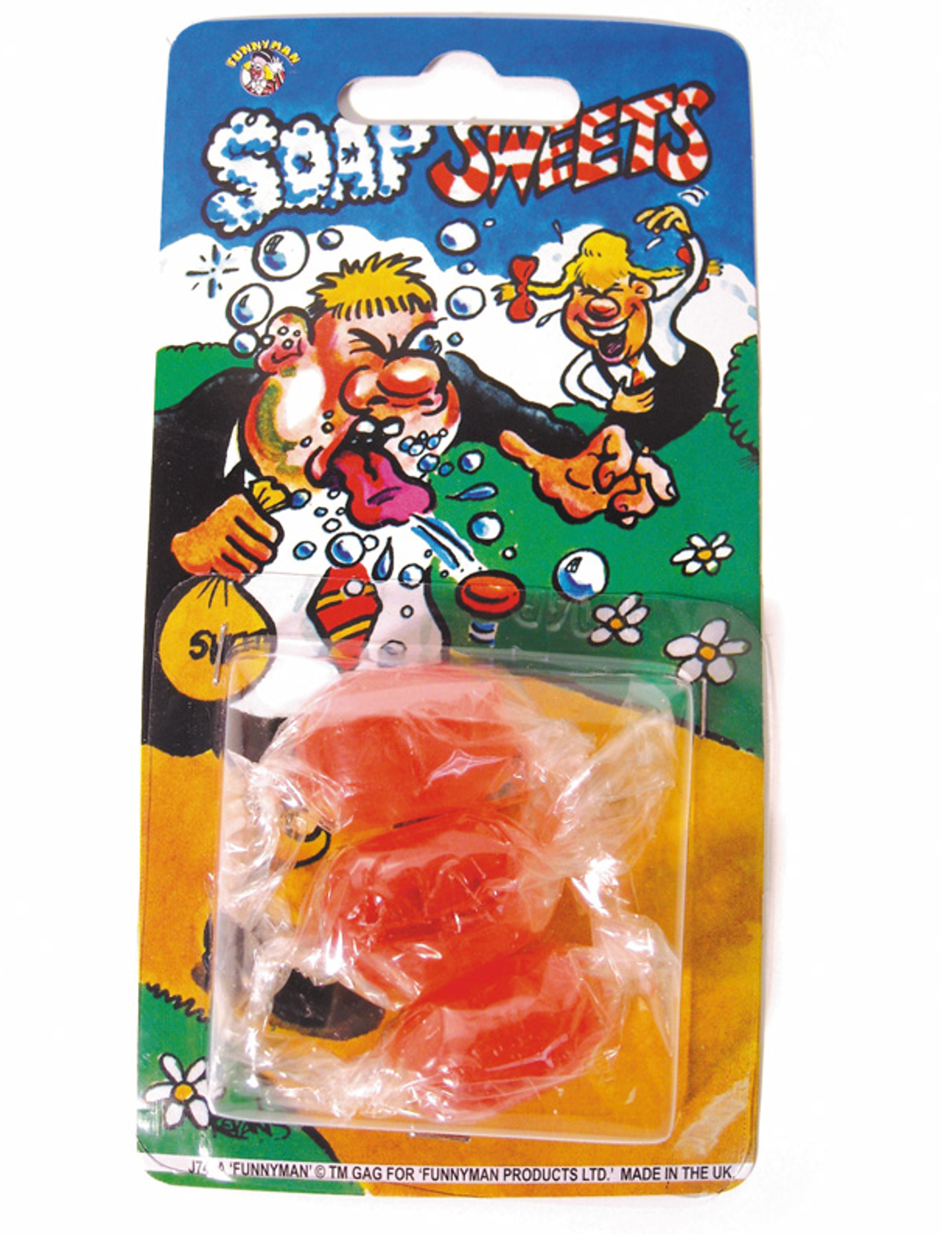 3 Bonbons humoristique goût savon