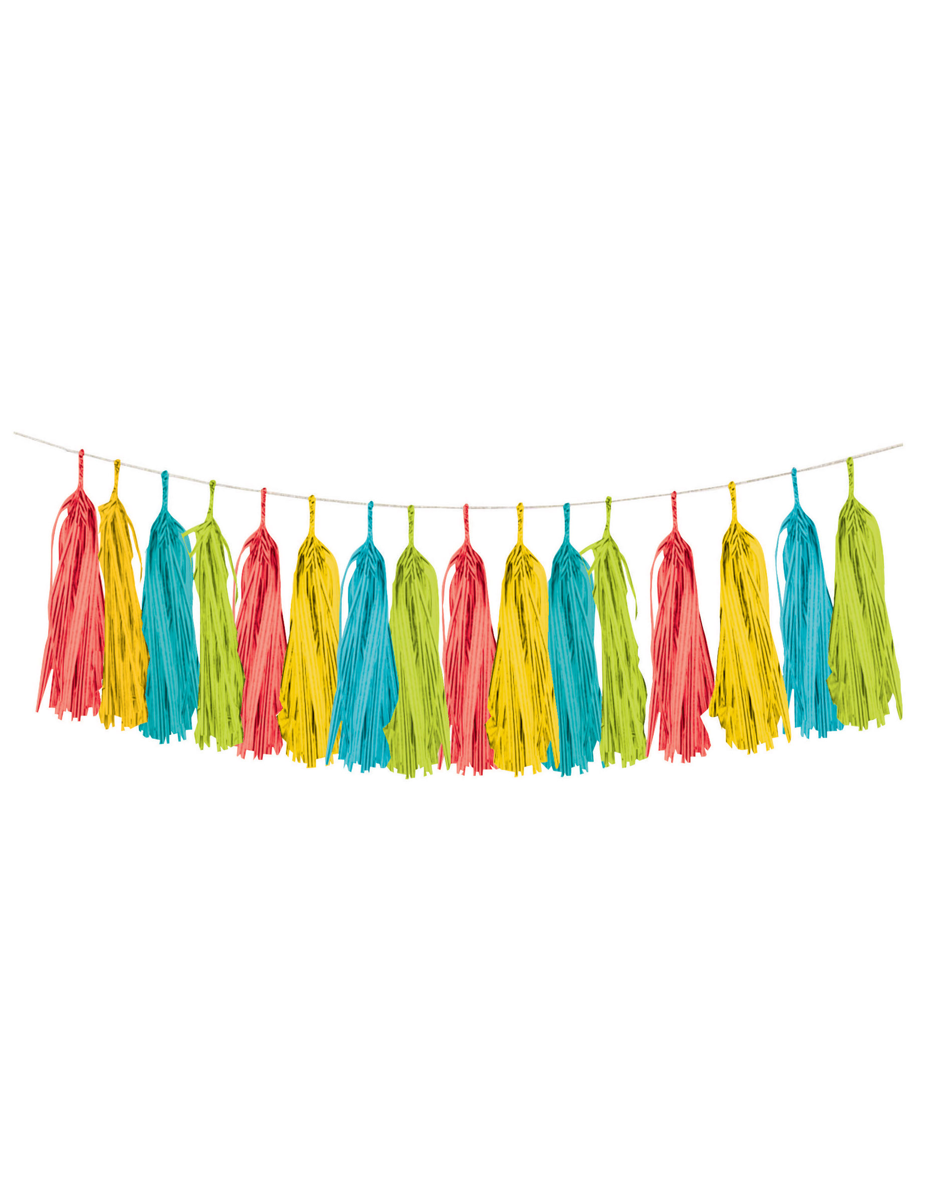 Guirlande tassel multicolore Fiesta 20,3cm x 2,5m