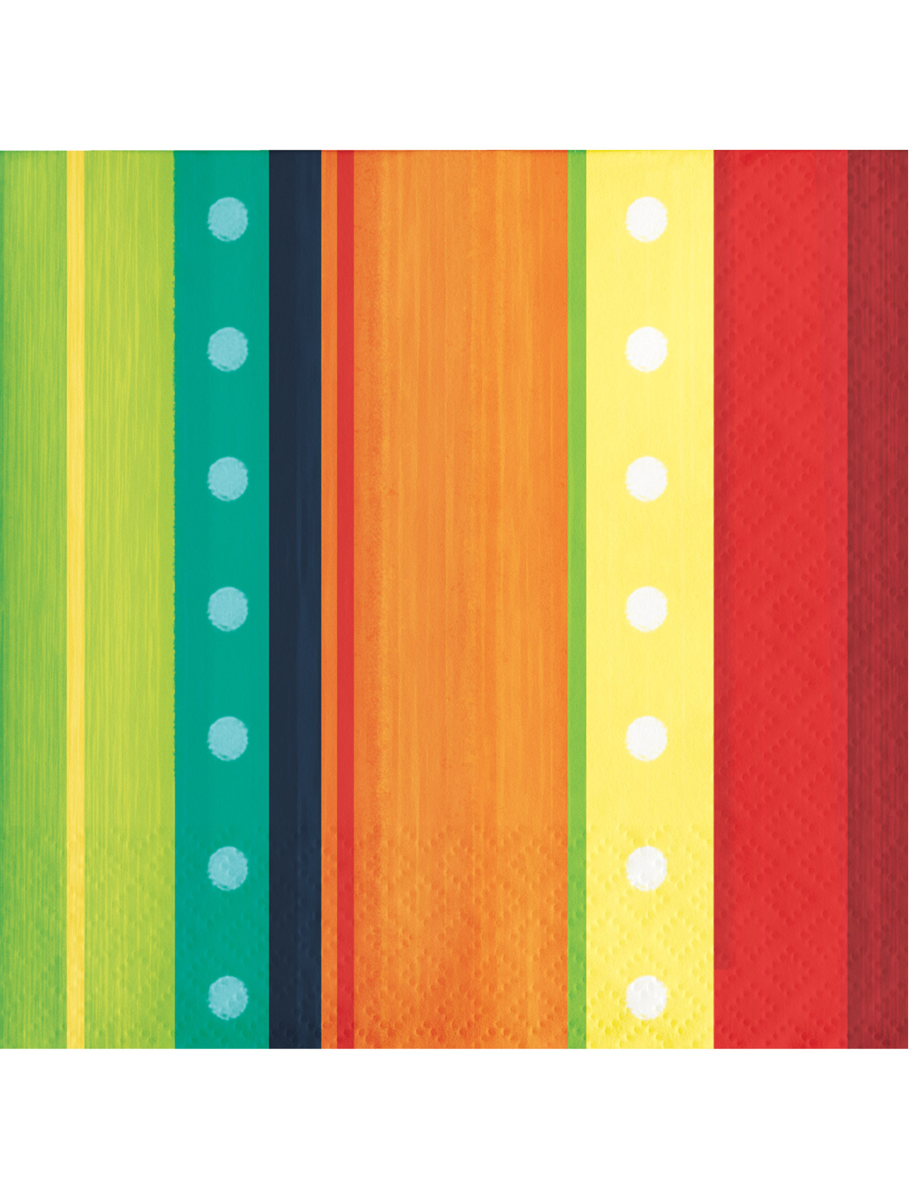 16 Petites serviettes Mexicaines 25 x 25 cm