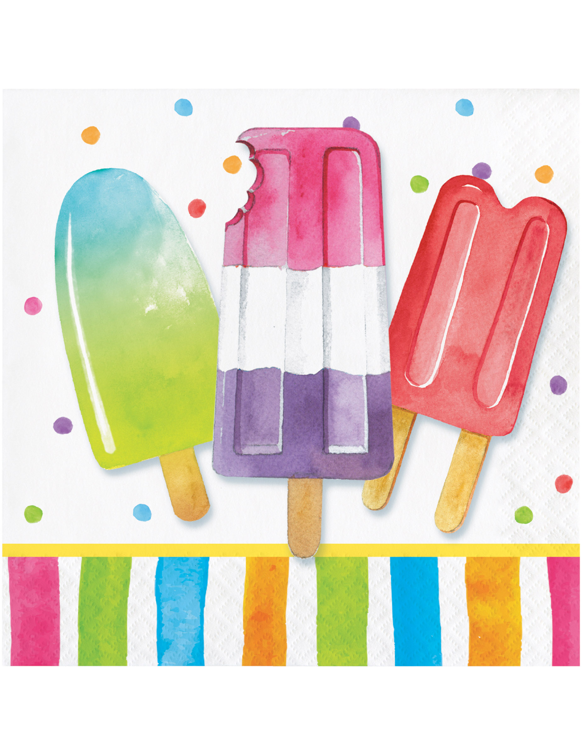 16 Serviettes en papier Hello Summer 33 x 33 cm