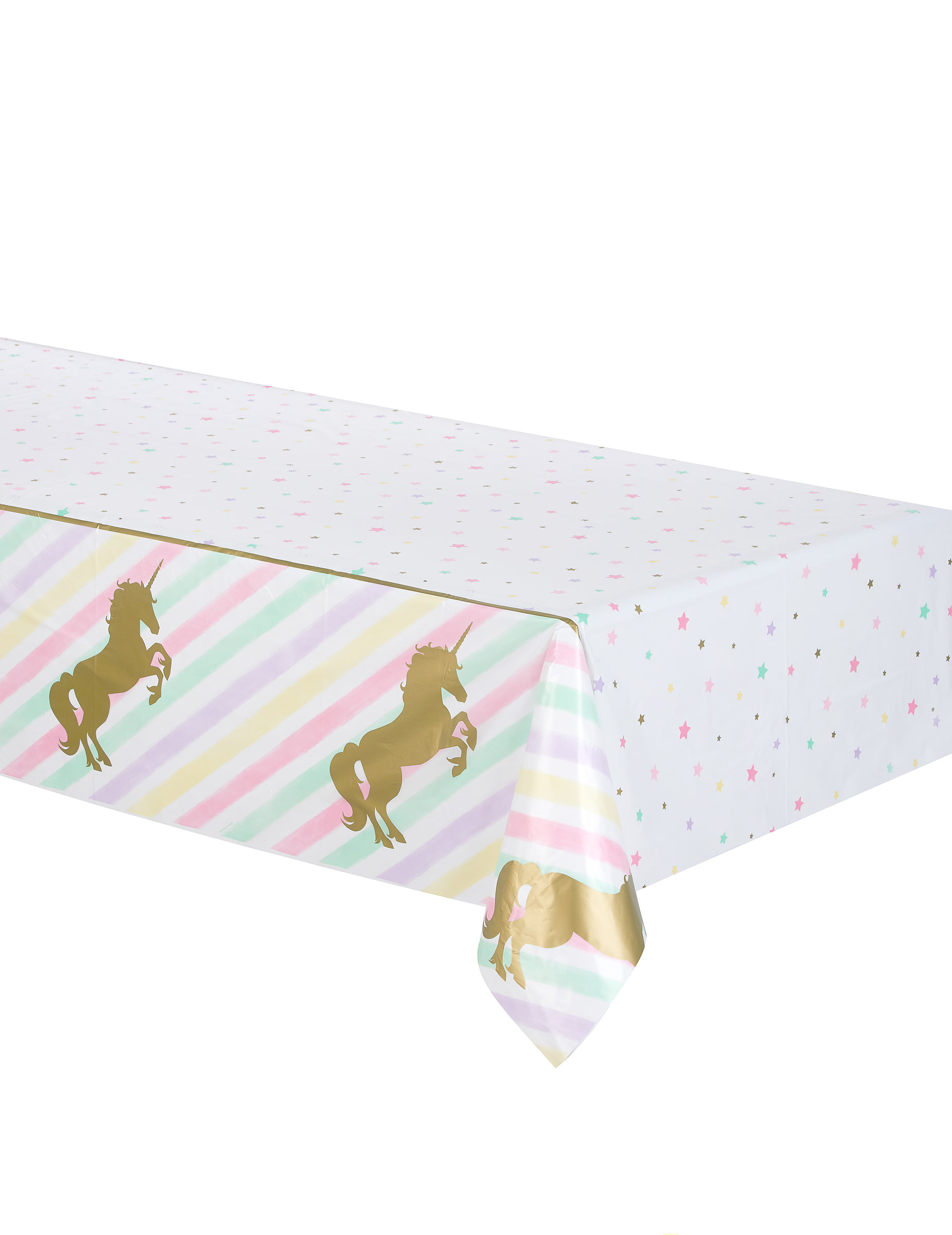 Nappe en plastique licorne 137 x 259 cm