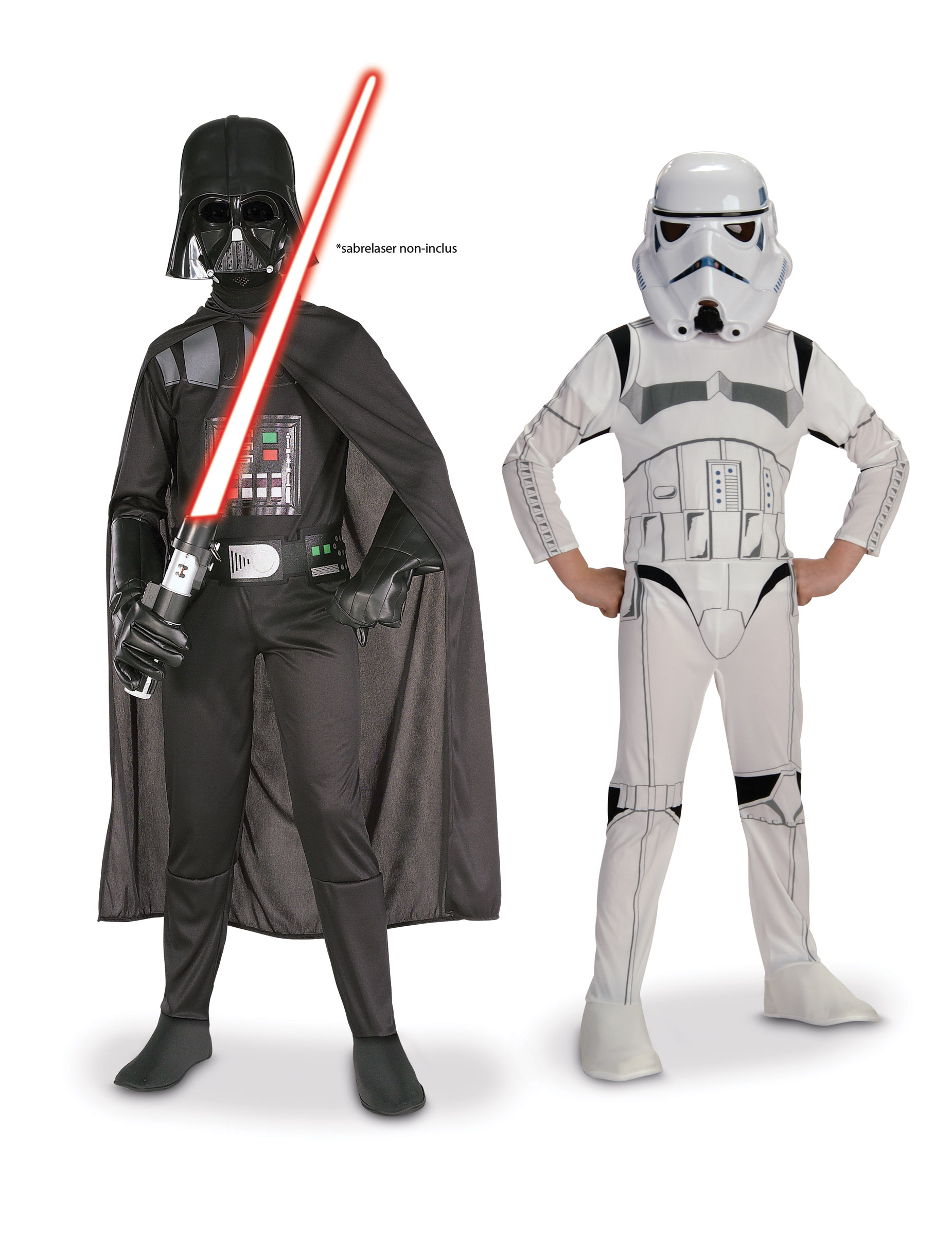 Pack déguisement Dark Vador et Stormtrooper Star Wars  enfant