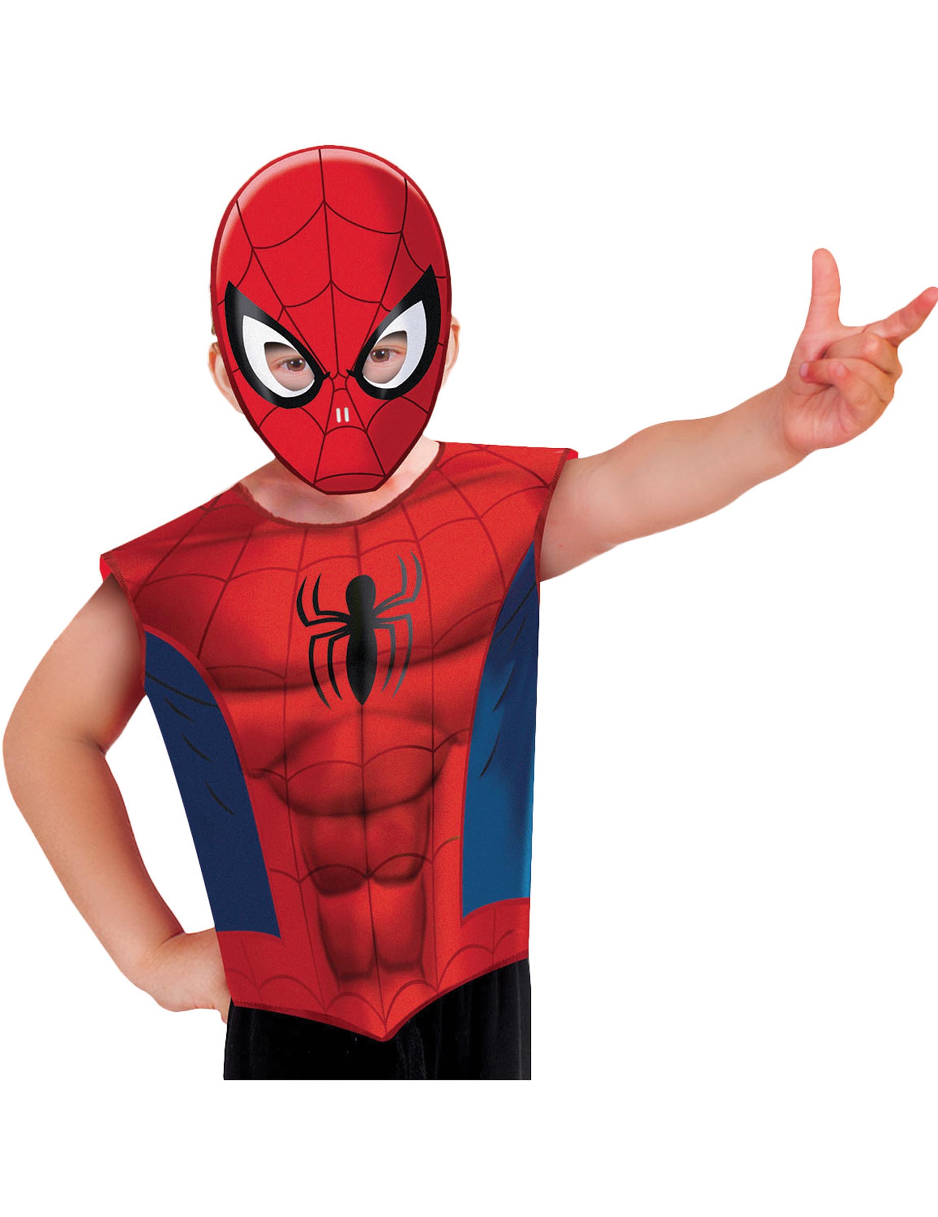 T-shirt et masque Spiderman  enfant