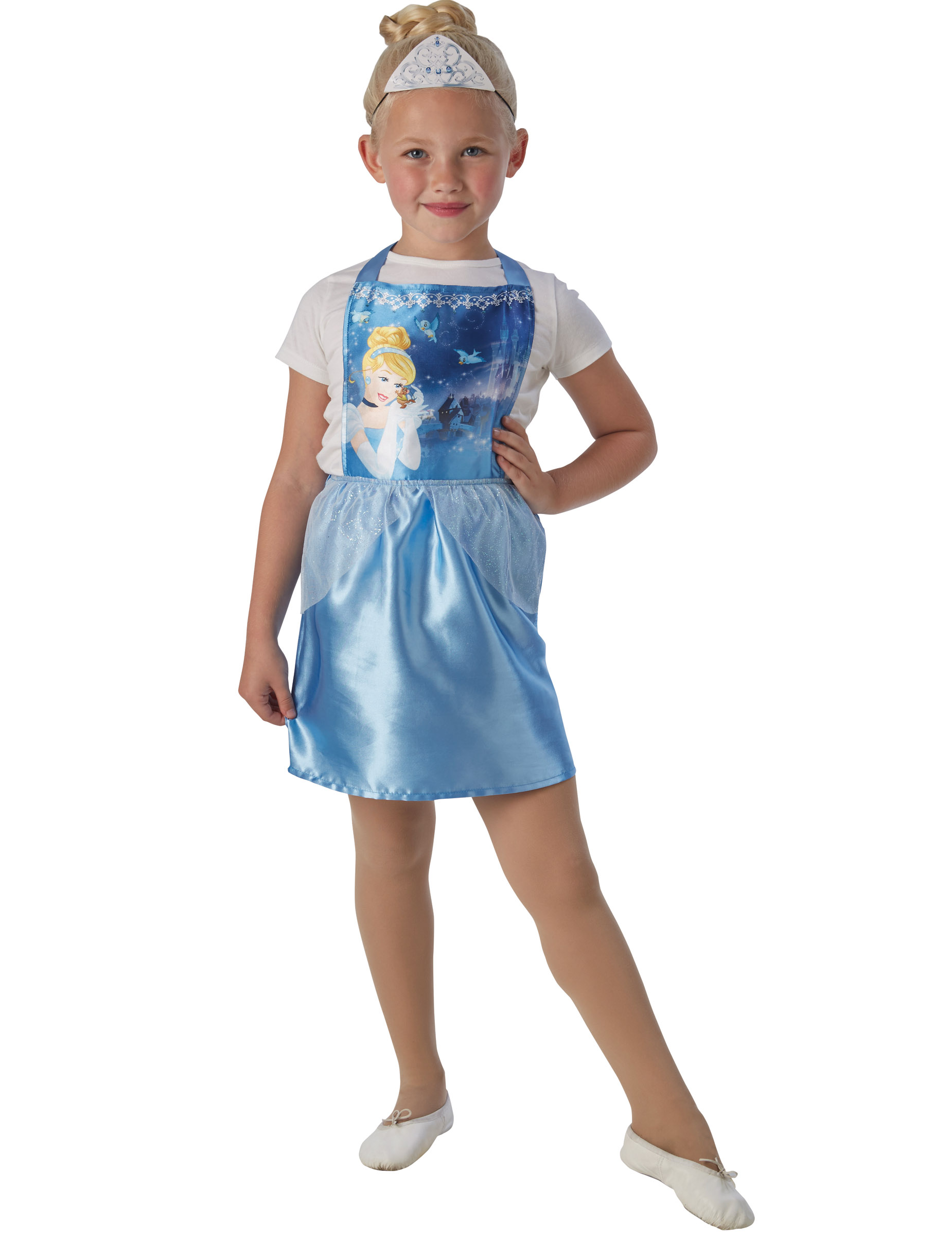 Robe avec tiare Cendrillon  enfant