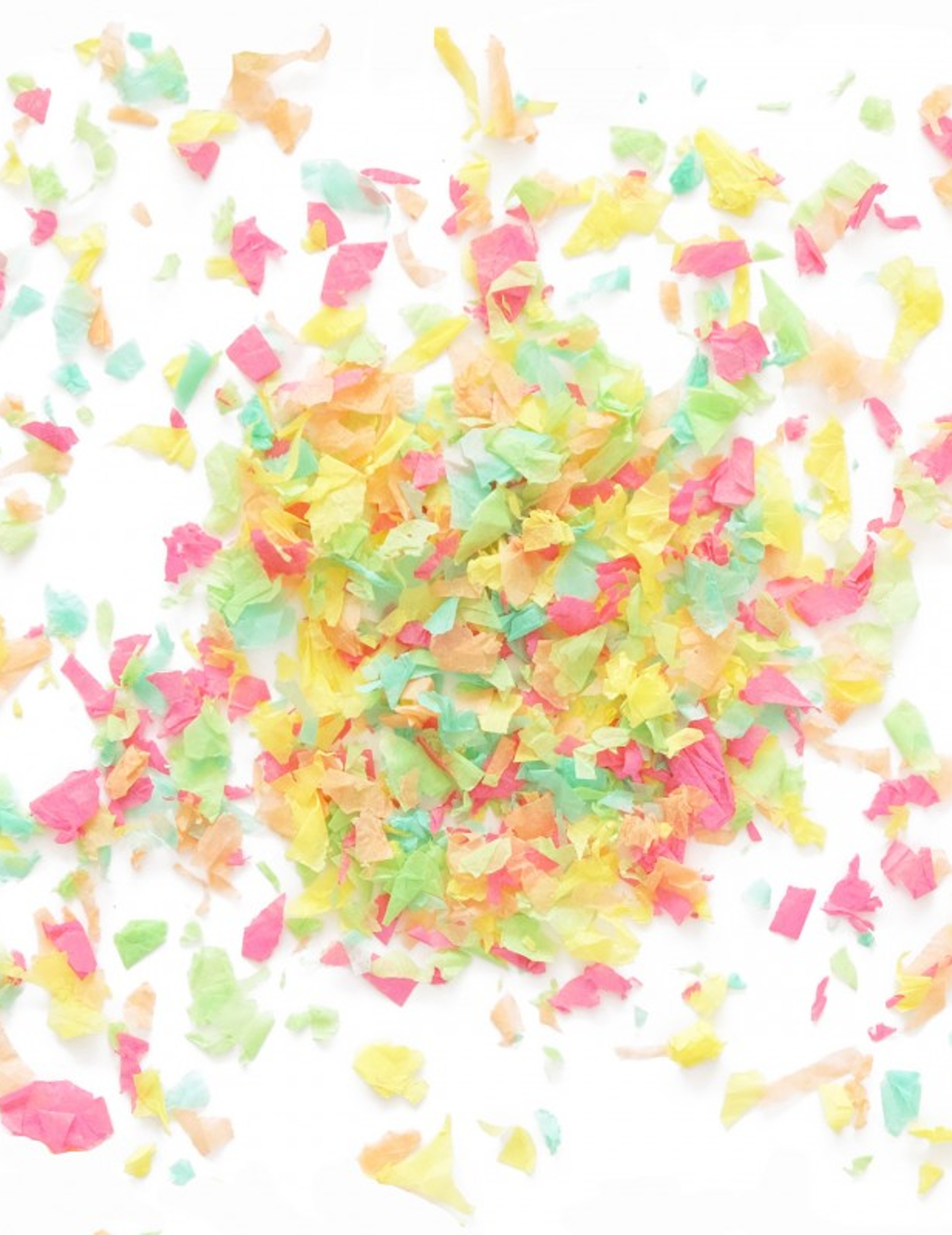 Mini sachet confettis papier ignifugé colorés 50 gr