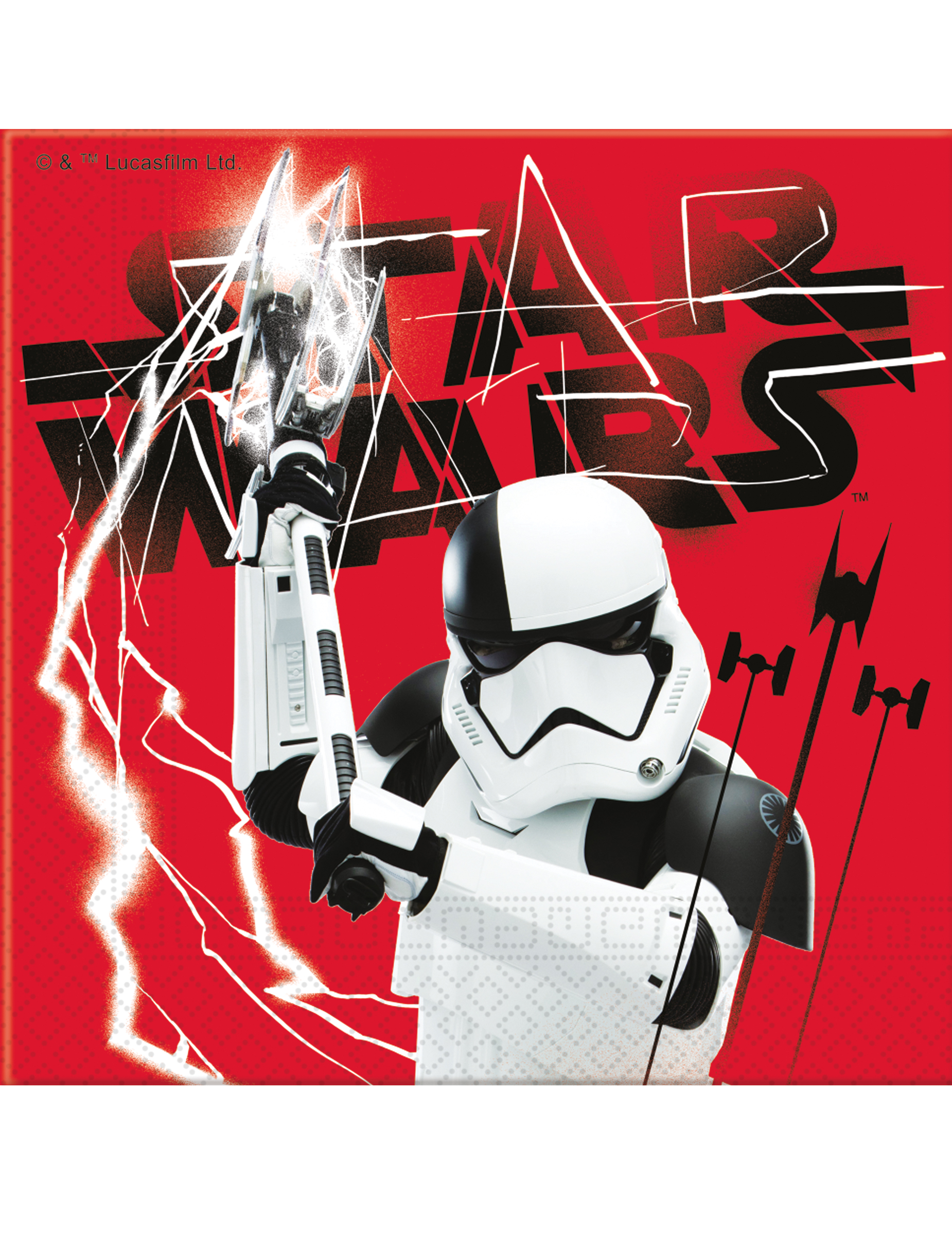 20 serviettes Star wars 8 The Last Jedi  33 x 33 cm