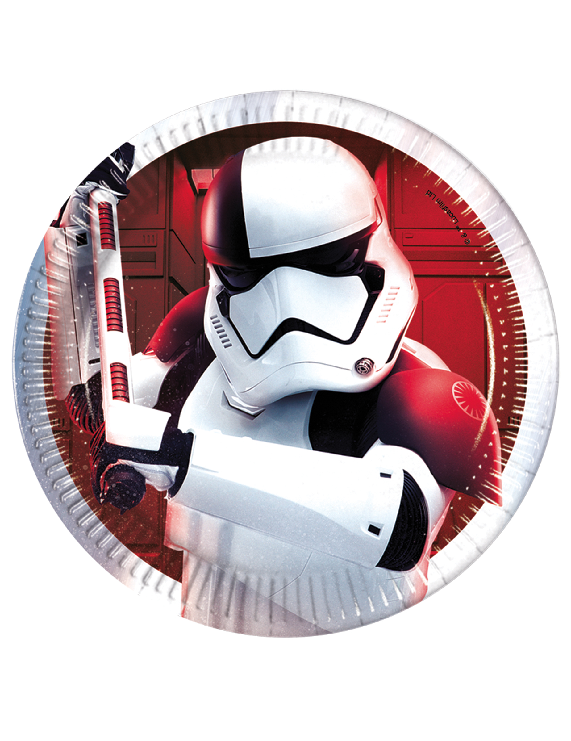 8 Petites assiettes Star Wars 8 The Last Jedi  20 cm