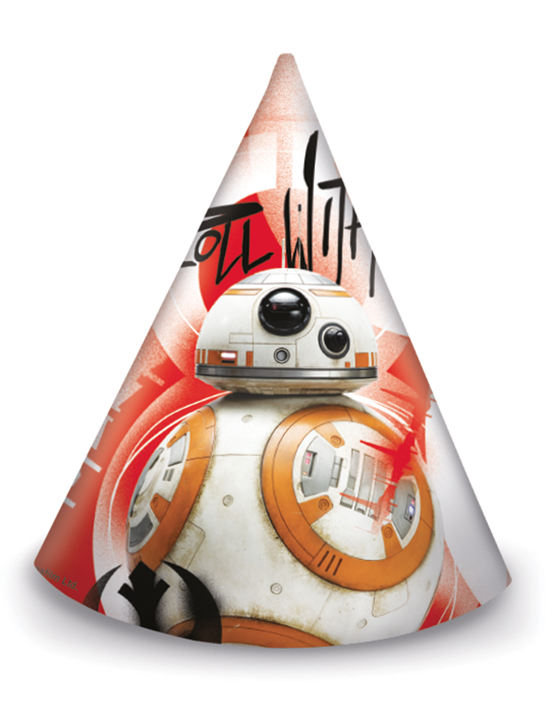 6 chapeaux de fête Star Wars 8 The Last Jedi