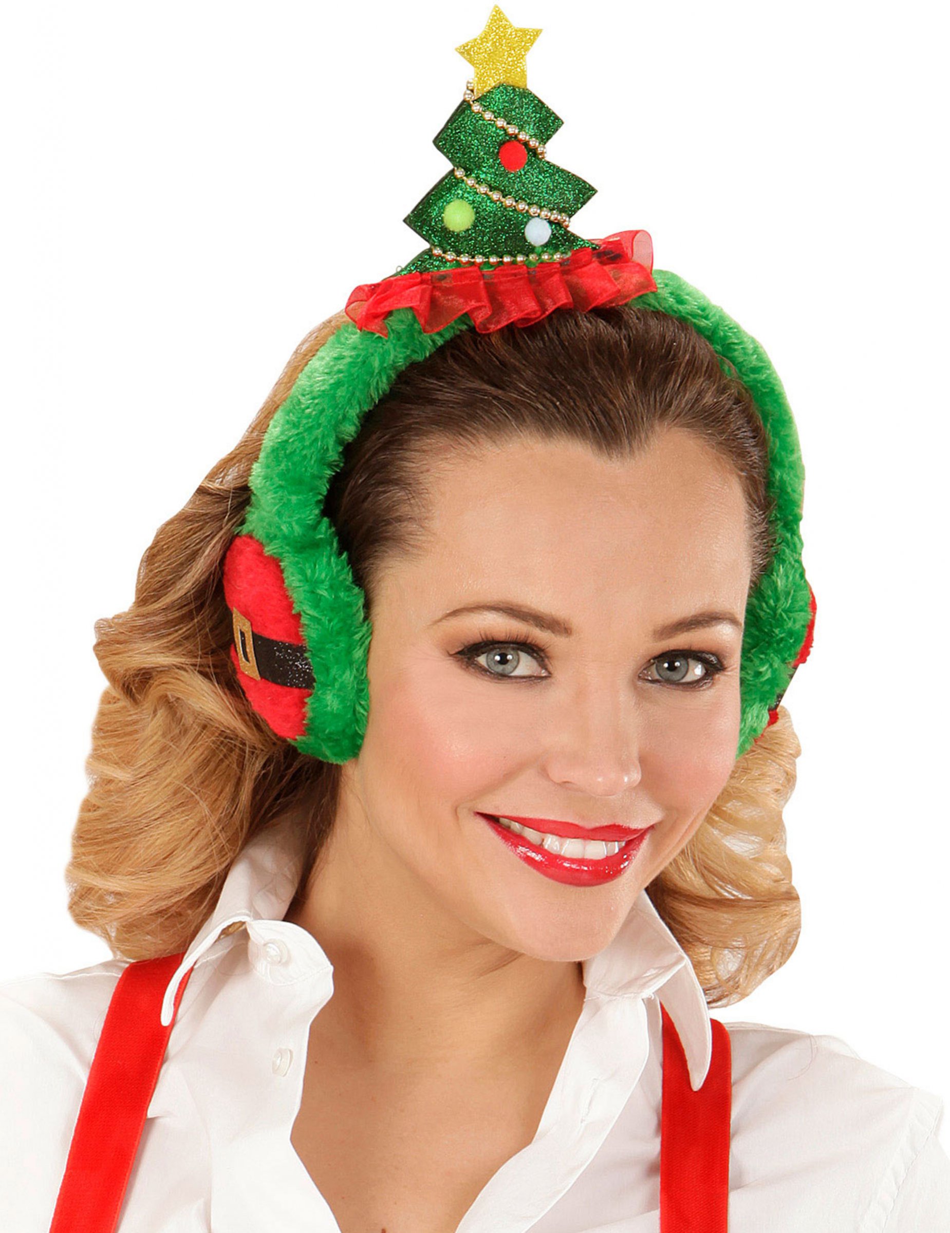 Cache oreilles sapin adulte Noël