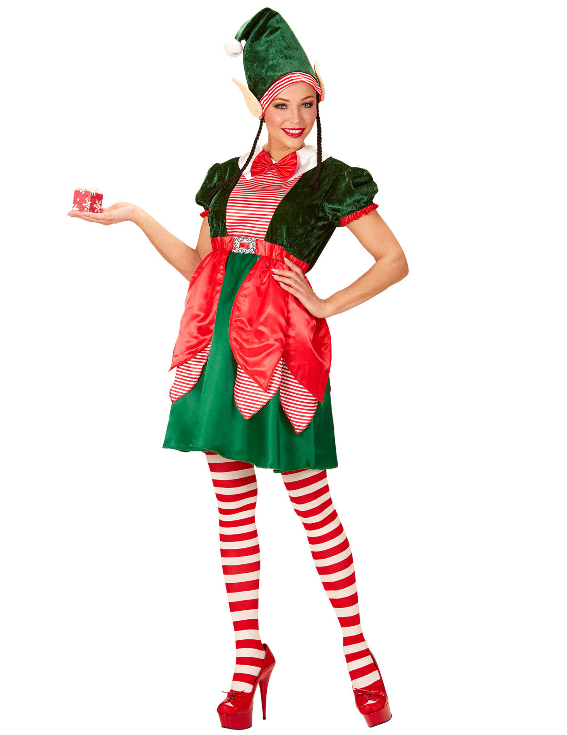 Déguisement assistante lutin femme Noël