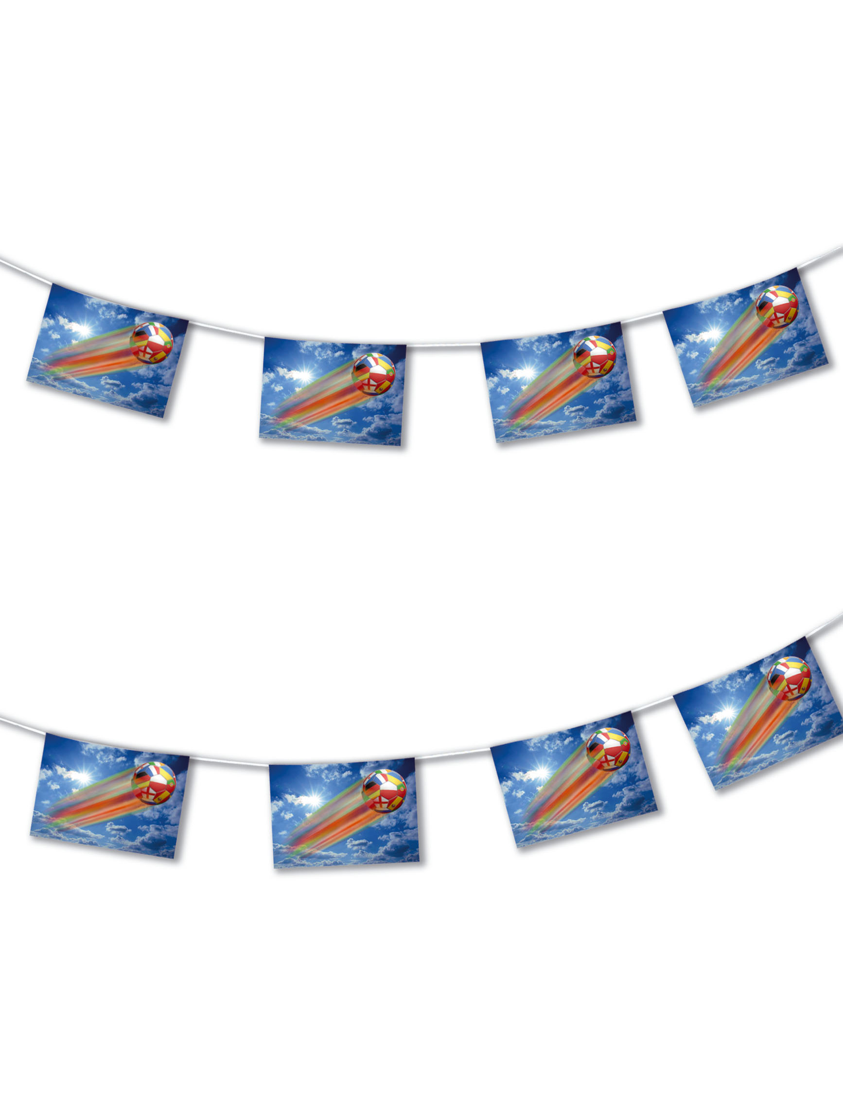 Guirlande papier ignifugé Ballon filant 4,5 m