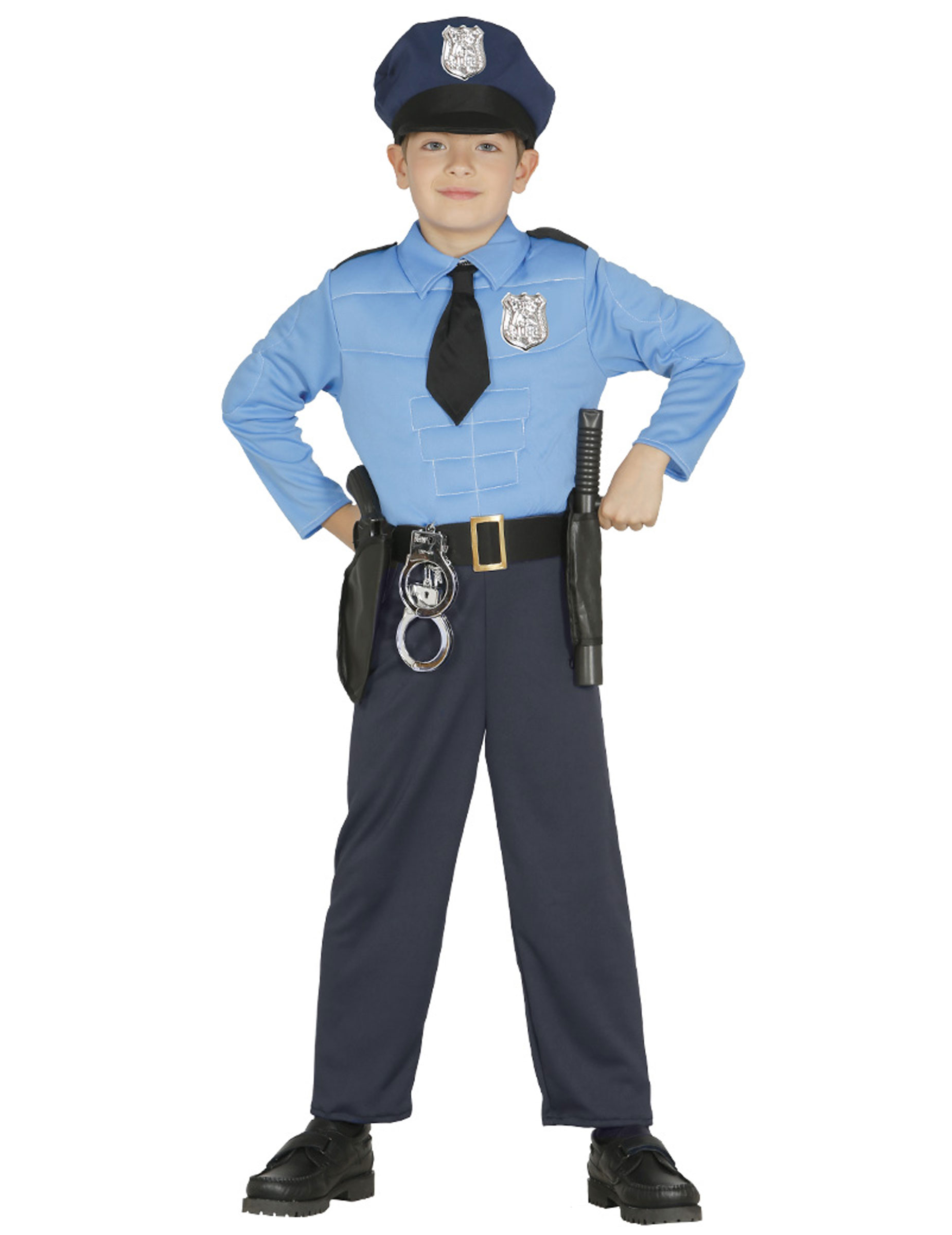 Déguisement policier musclé garçon