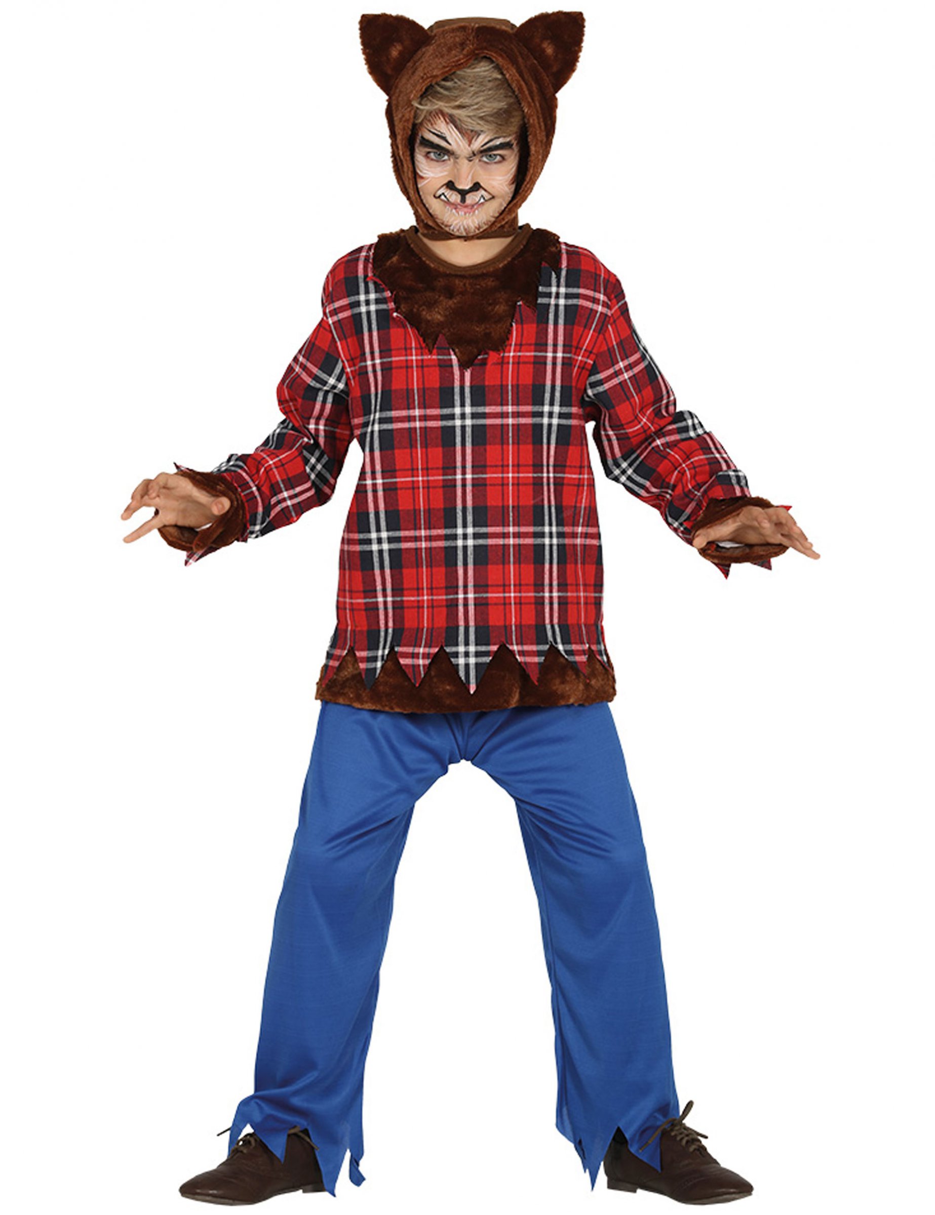 Déguisement loup-garou du campus garçon Halloween