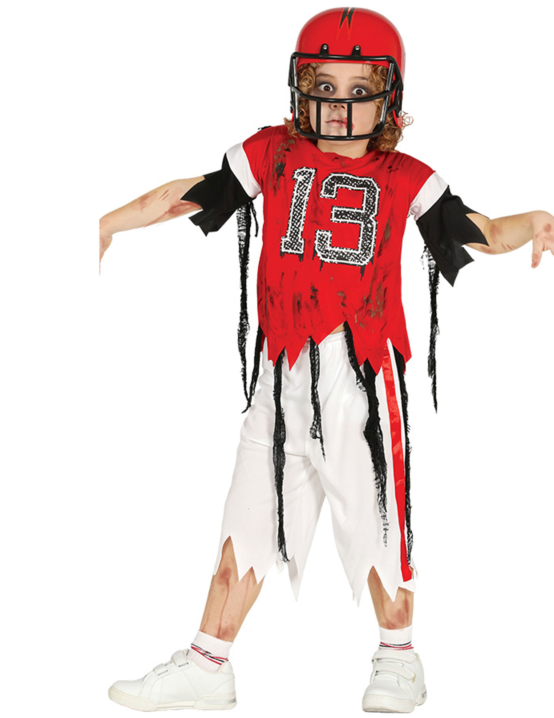 Déguisement footballeur américain zombie garçon Halloween