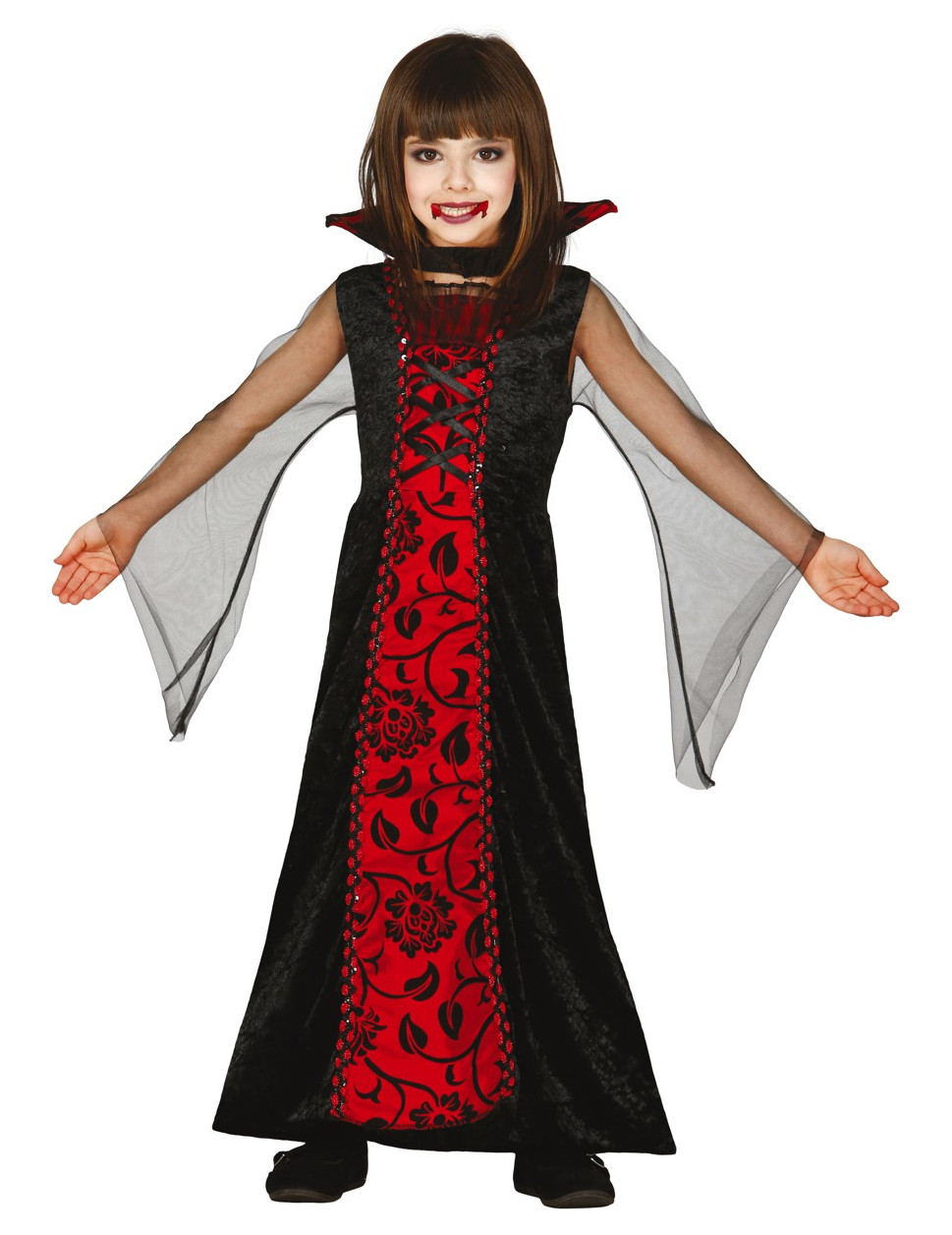 Déguisement comtesse des ténèbres fille Halloween