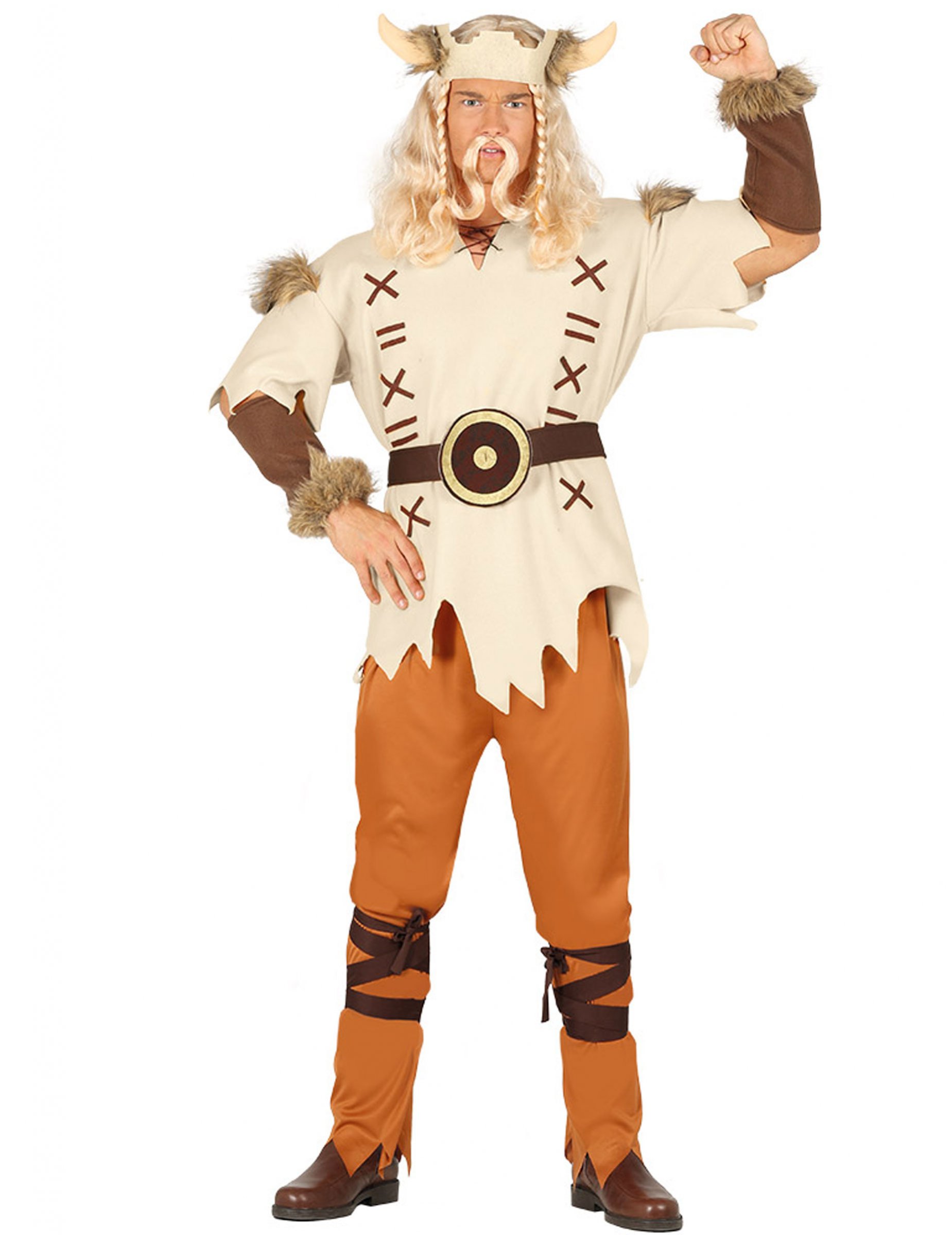 Déguisement viking beige homme