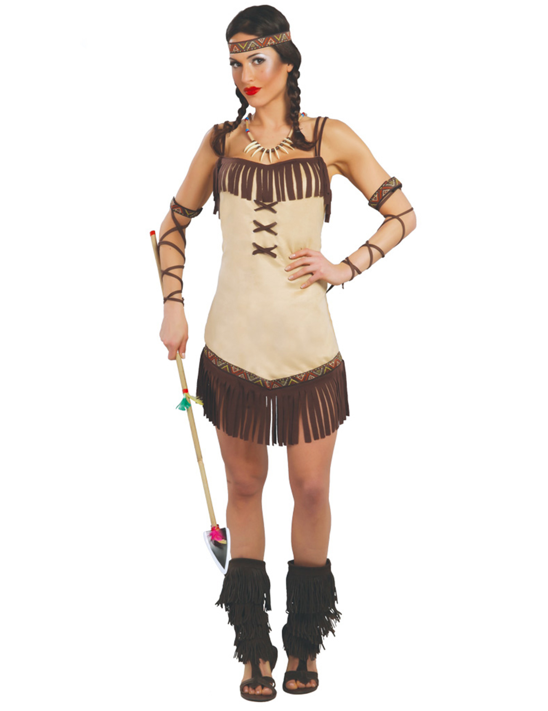 Déguisement indienne miwok femme