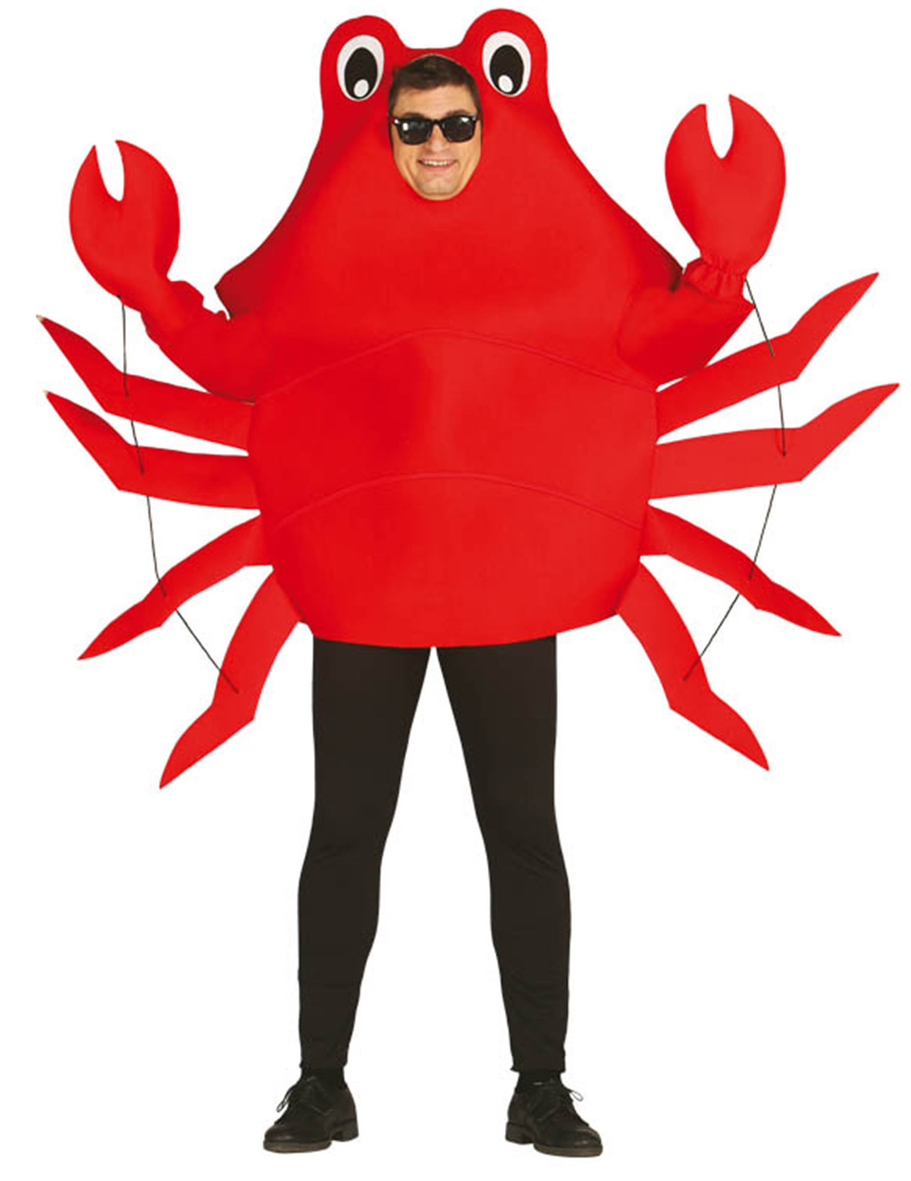 Déguisement crabe rouge adulte