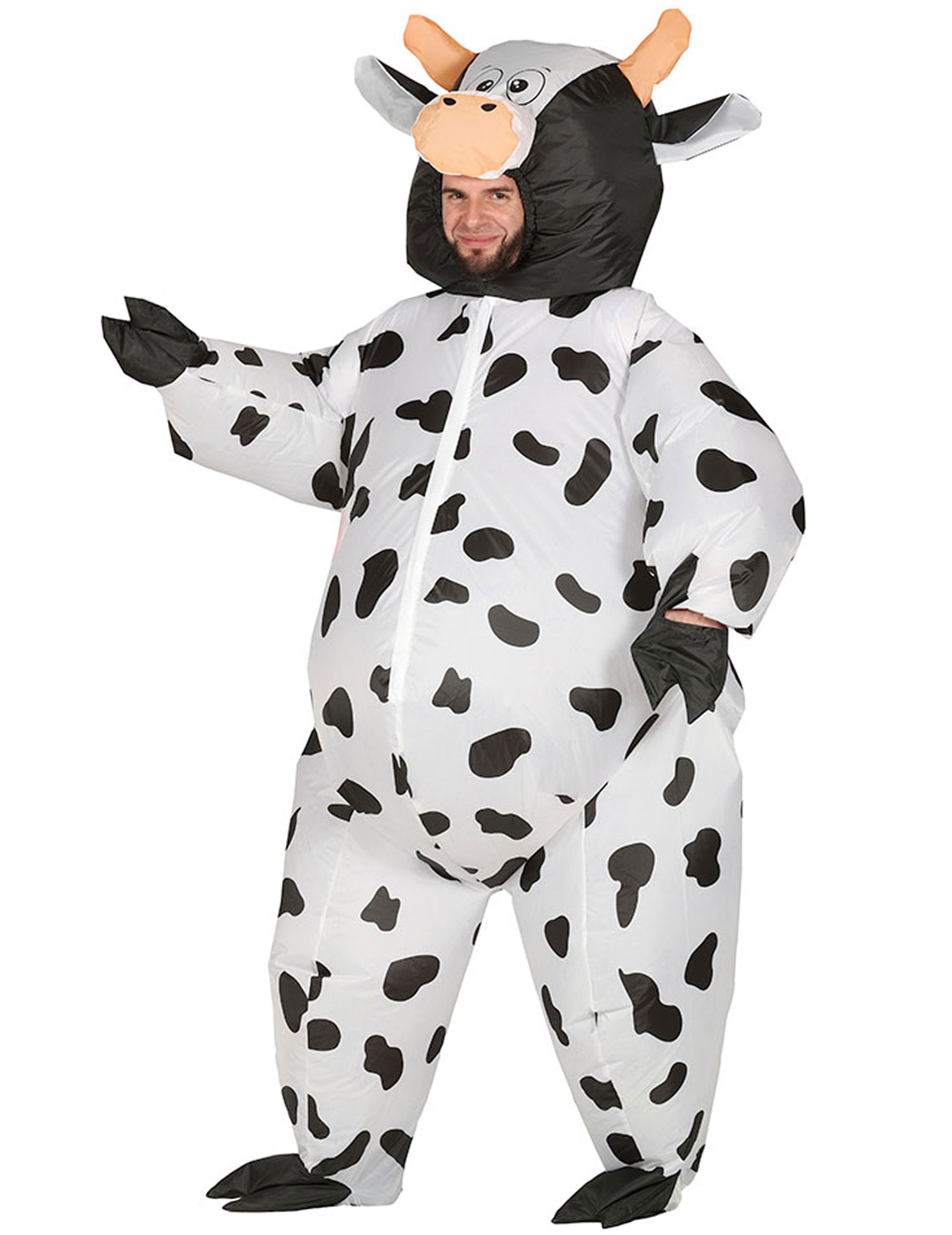 Déguisement maxi vache gonflable adulte