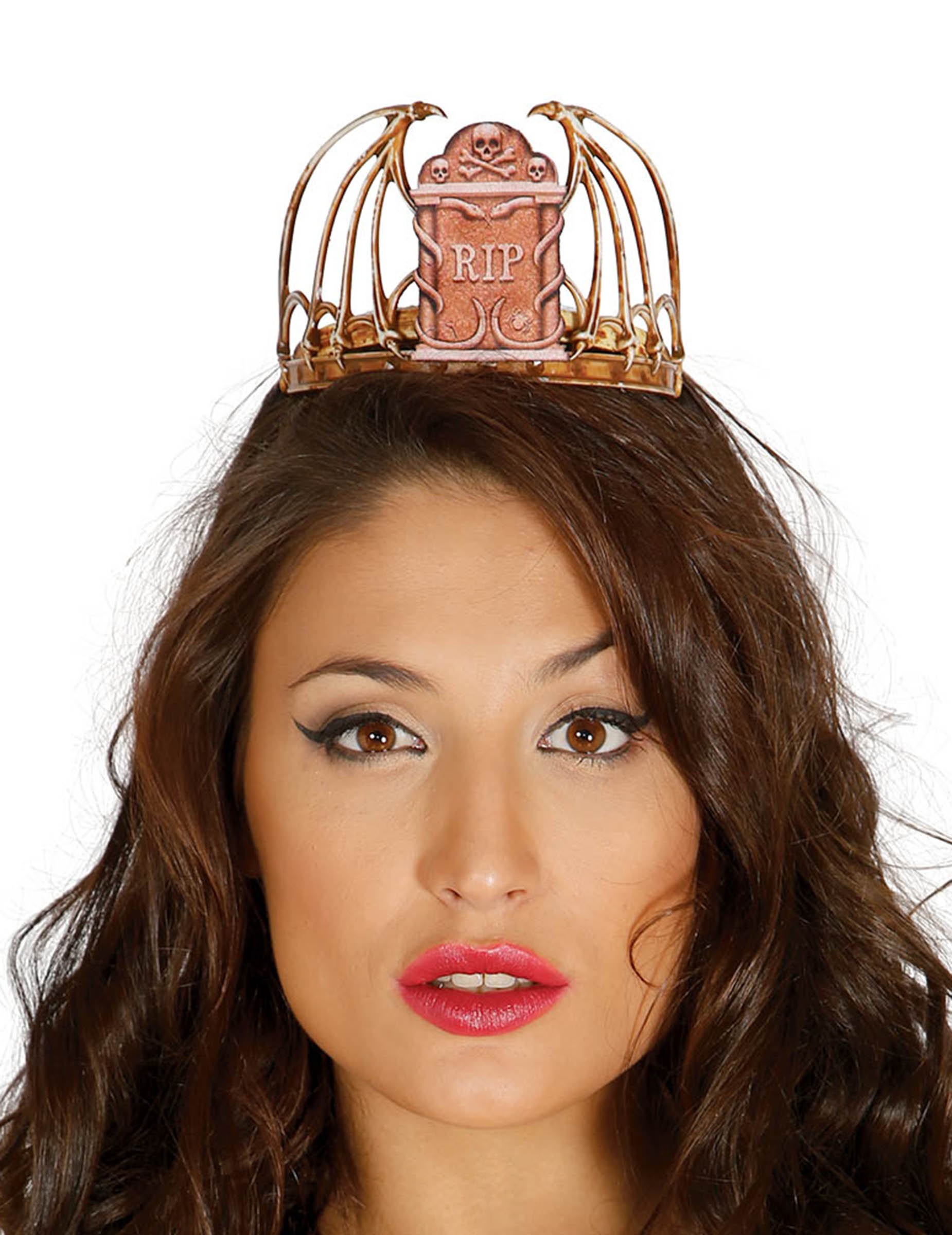 Diadème reine des tombeaux femme Halloween