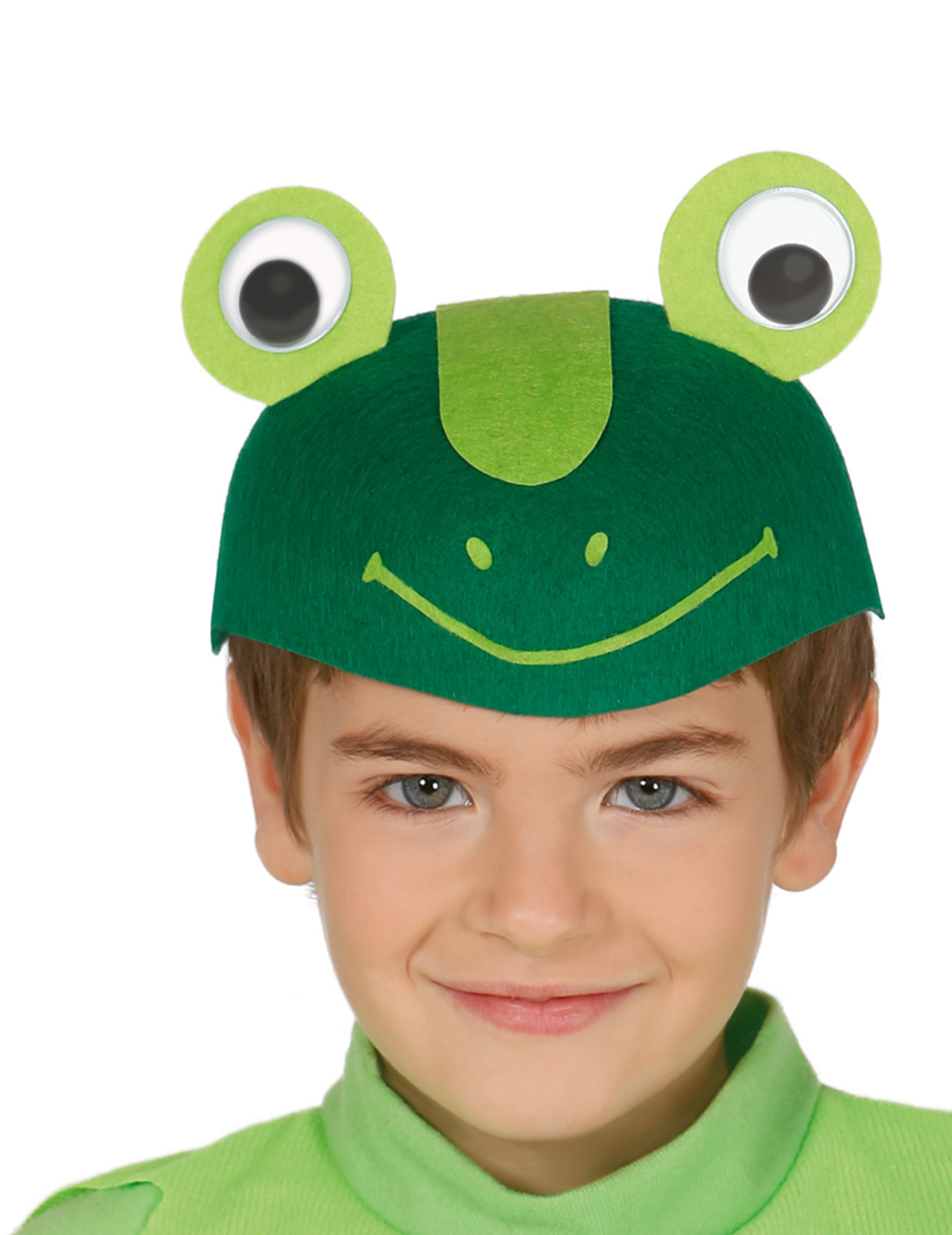 Casquette grenouille rigolote enfant