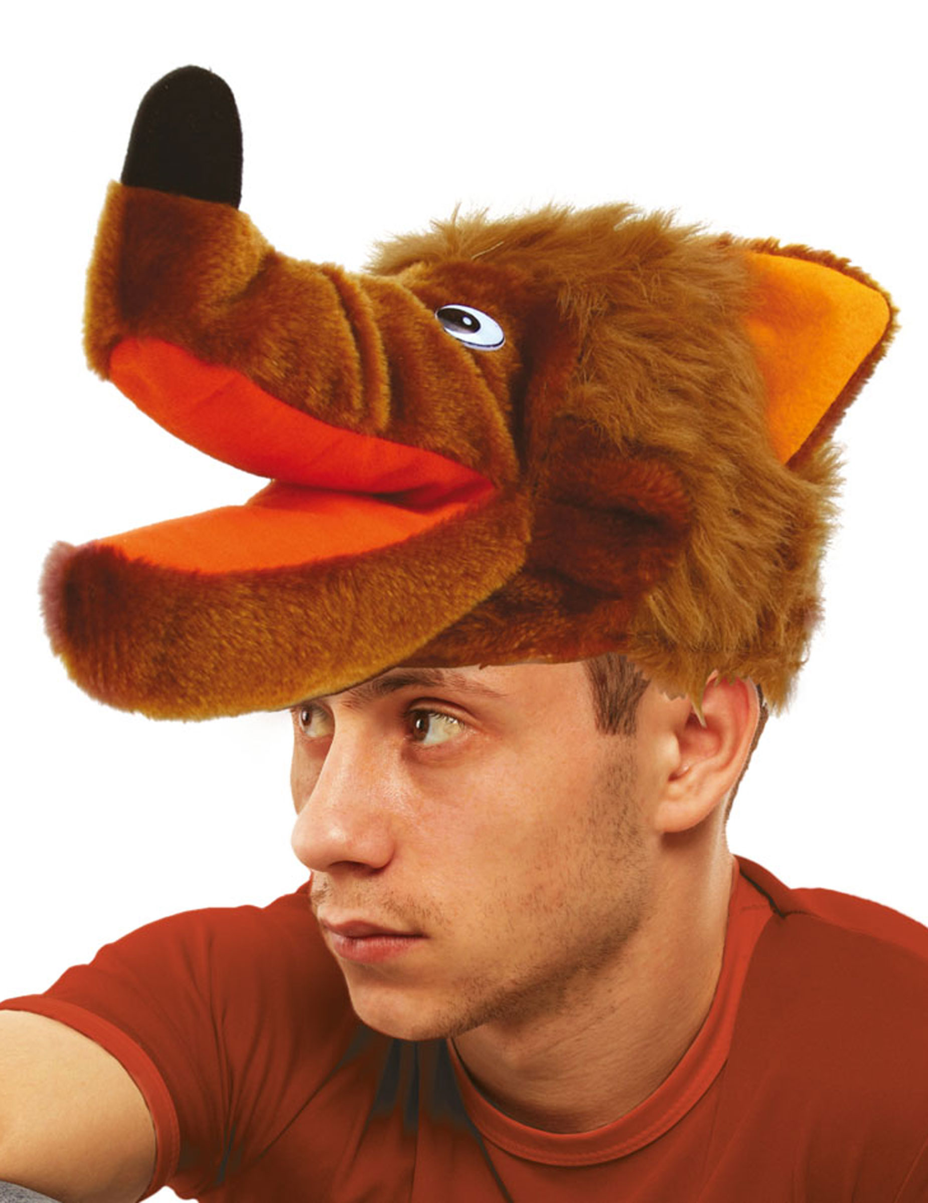 Chapeau loup brun adulte