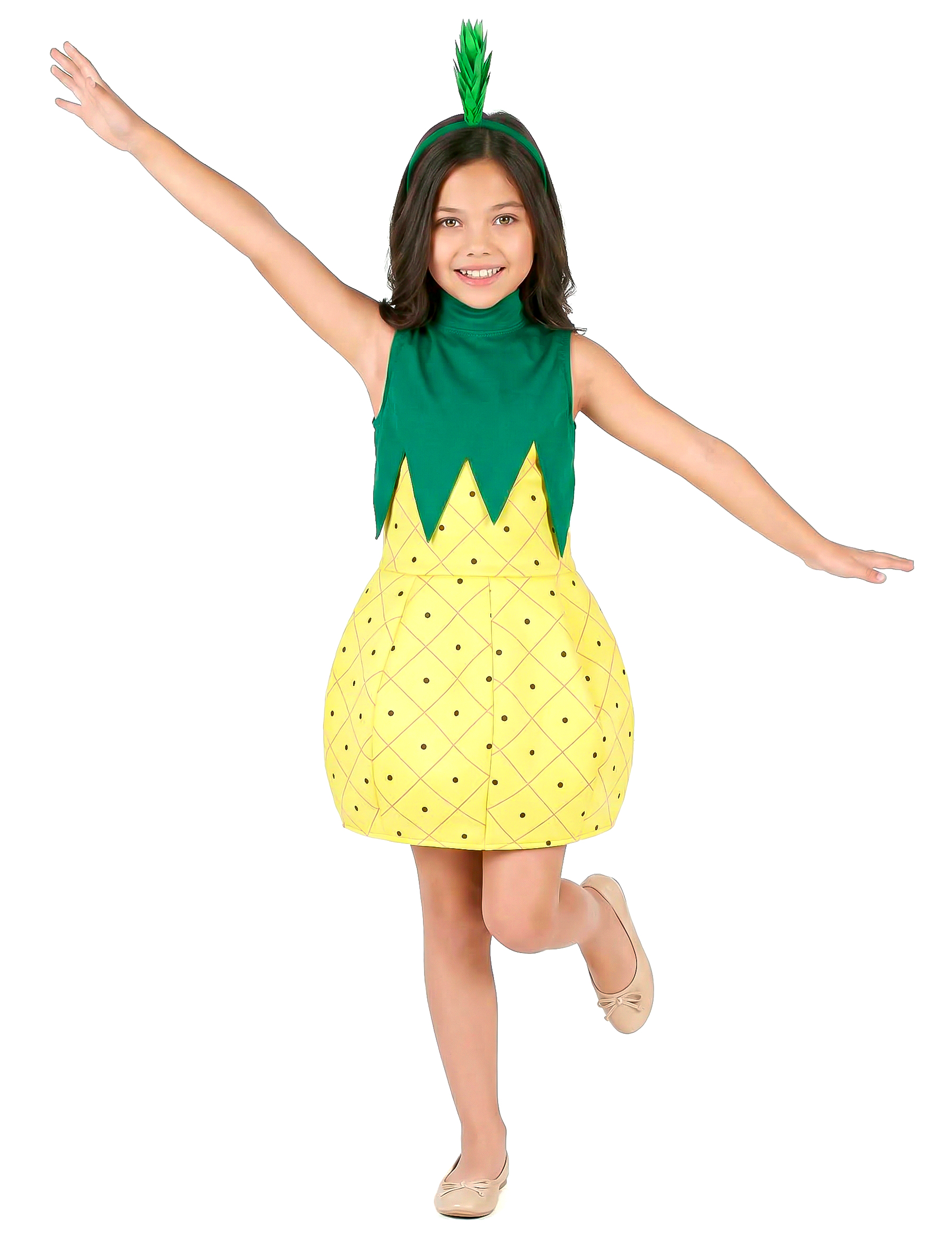 Déguisement robe ananas fille