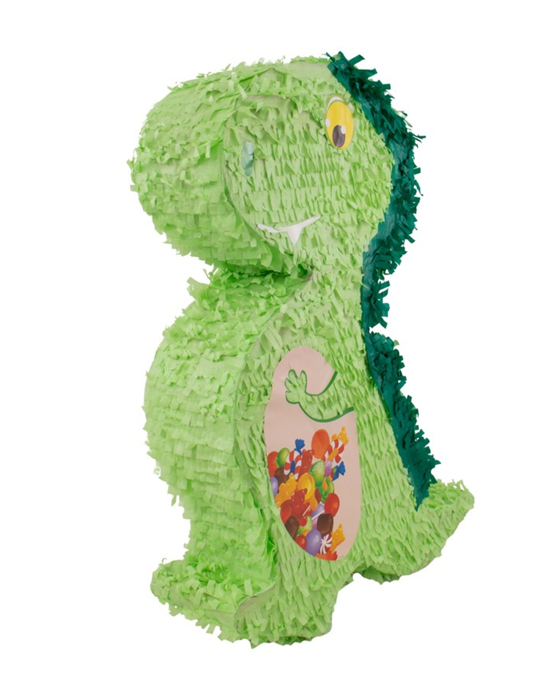 Piñata petit dinosaure vert 56 x 42 cm